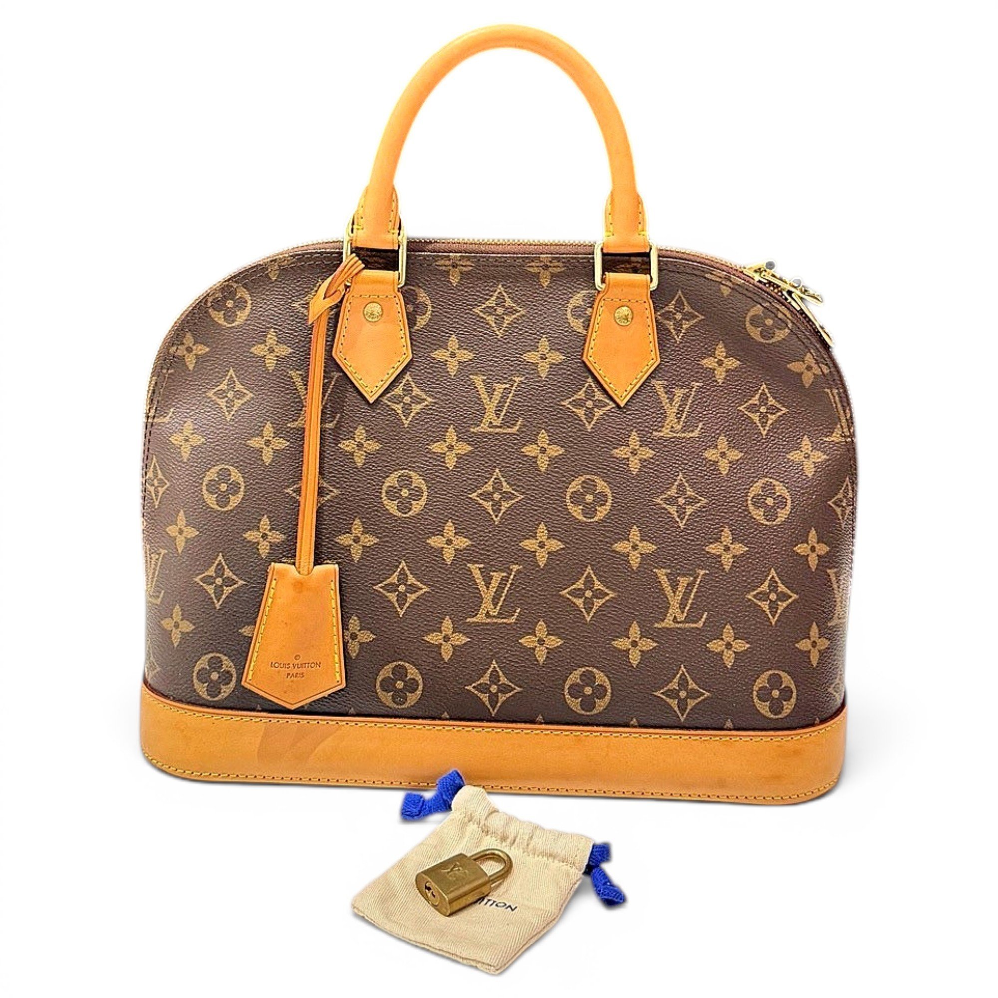 Alma leather handbag