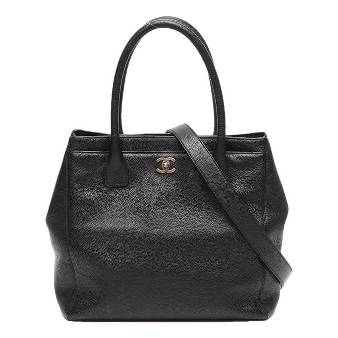 Executive leather tote