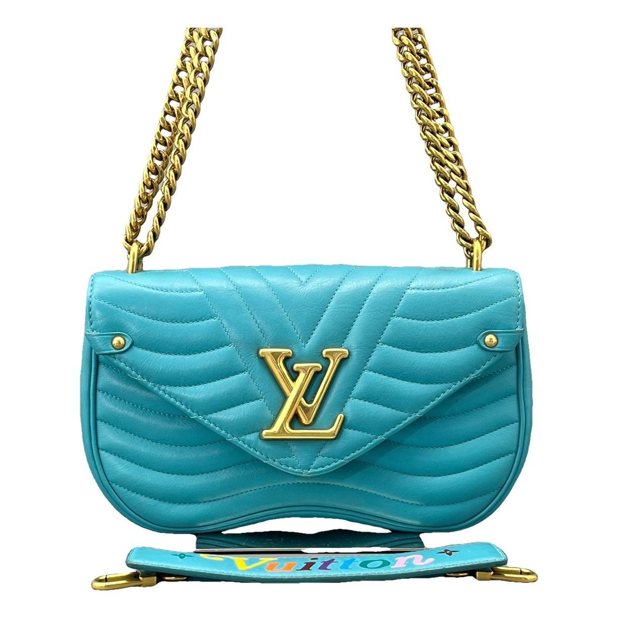 New Wave leather handbag