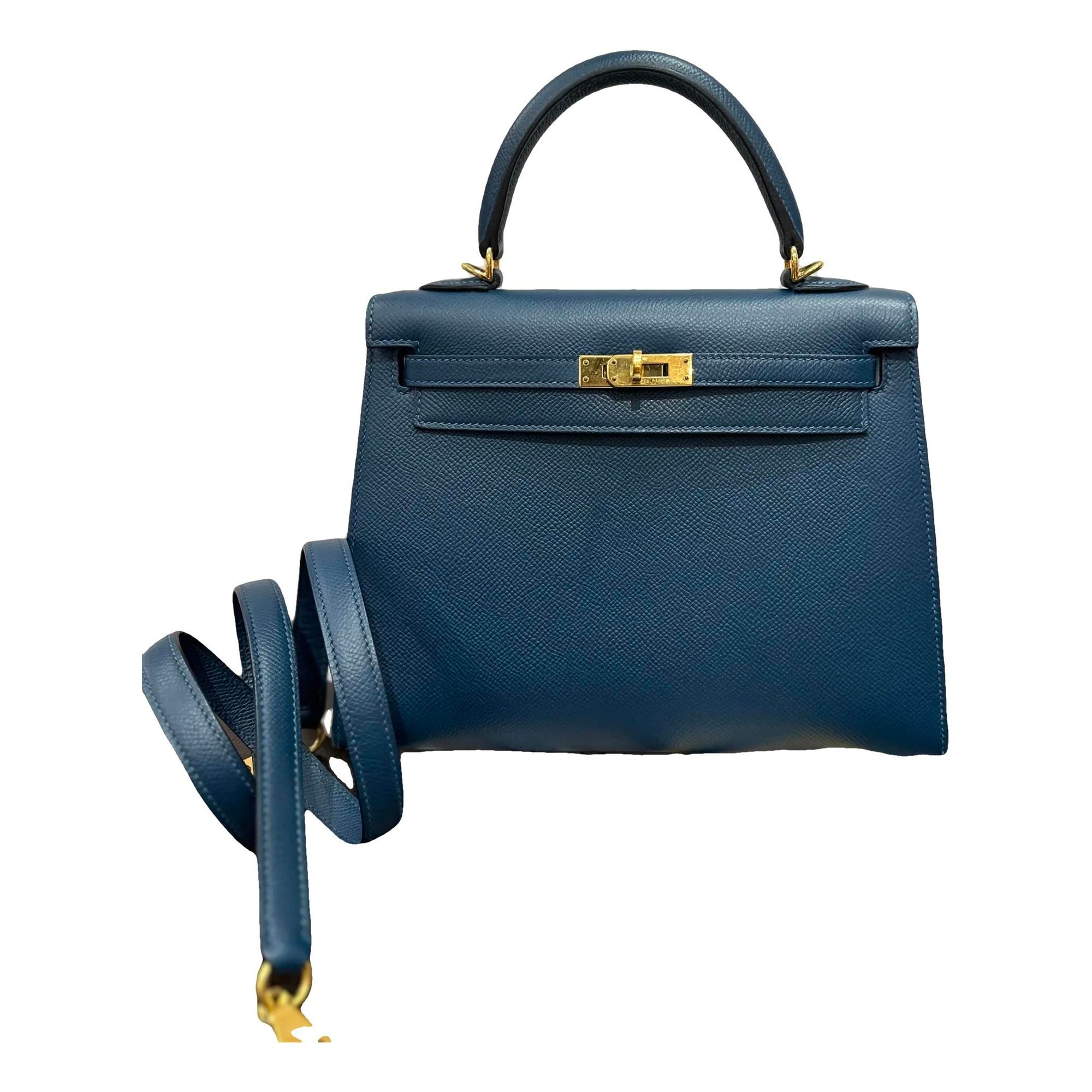 Hermes Kelly 25 Handbag Gold Epsom Leather