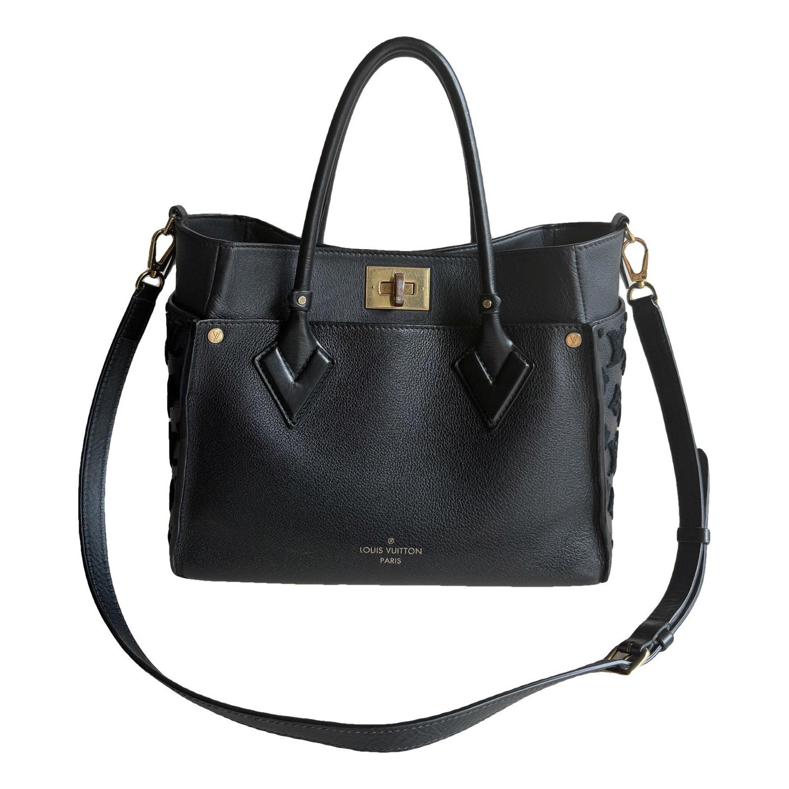 On My Side leather handbag