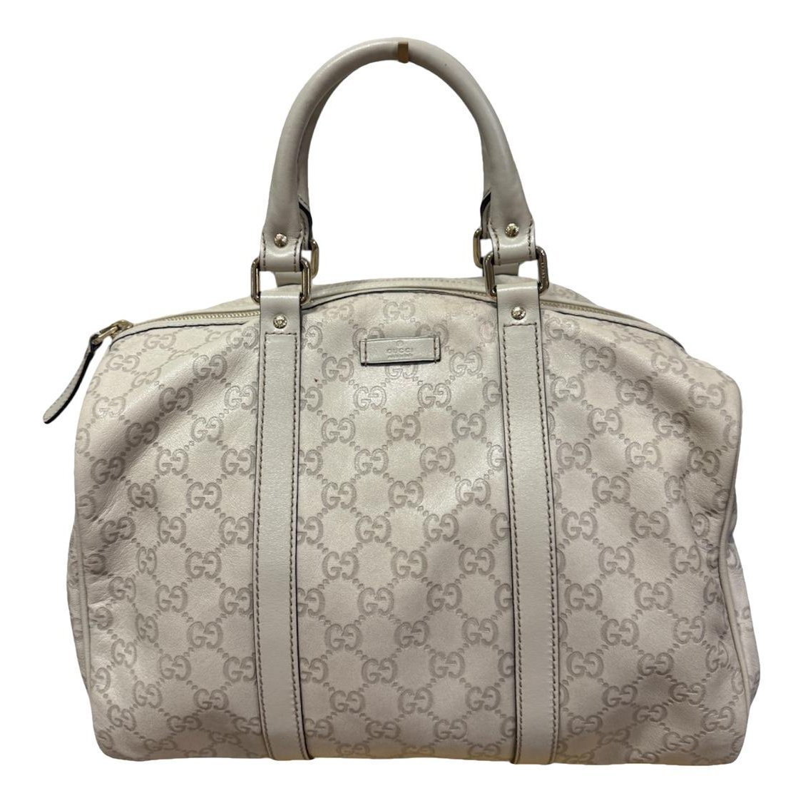 Boston leather handbag