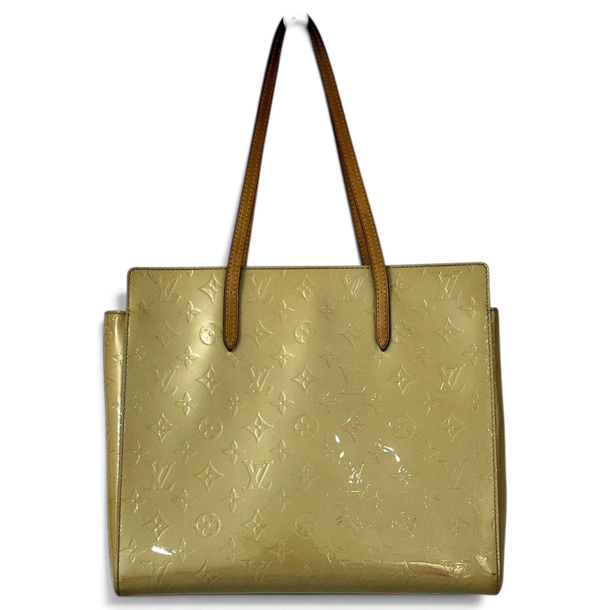 Catalina patent leather tote