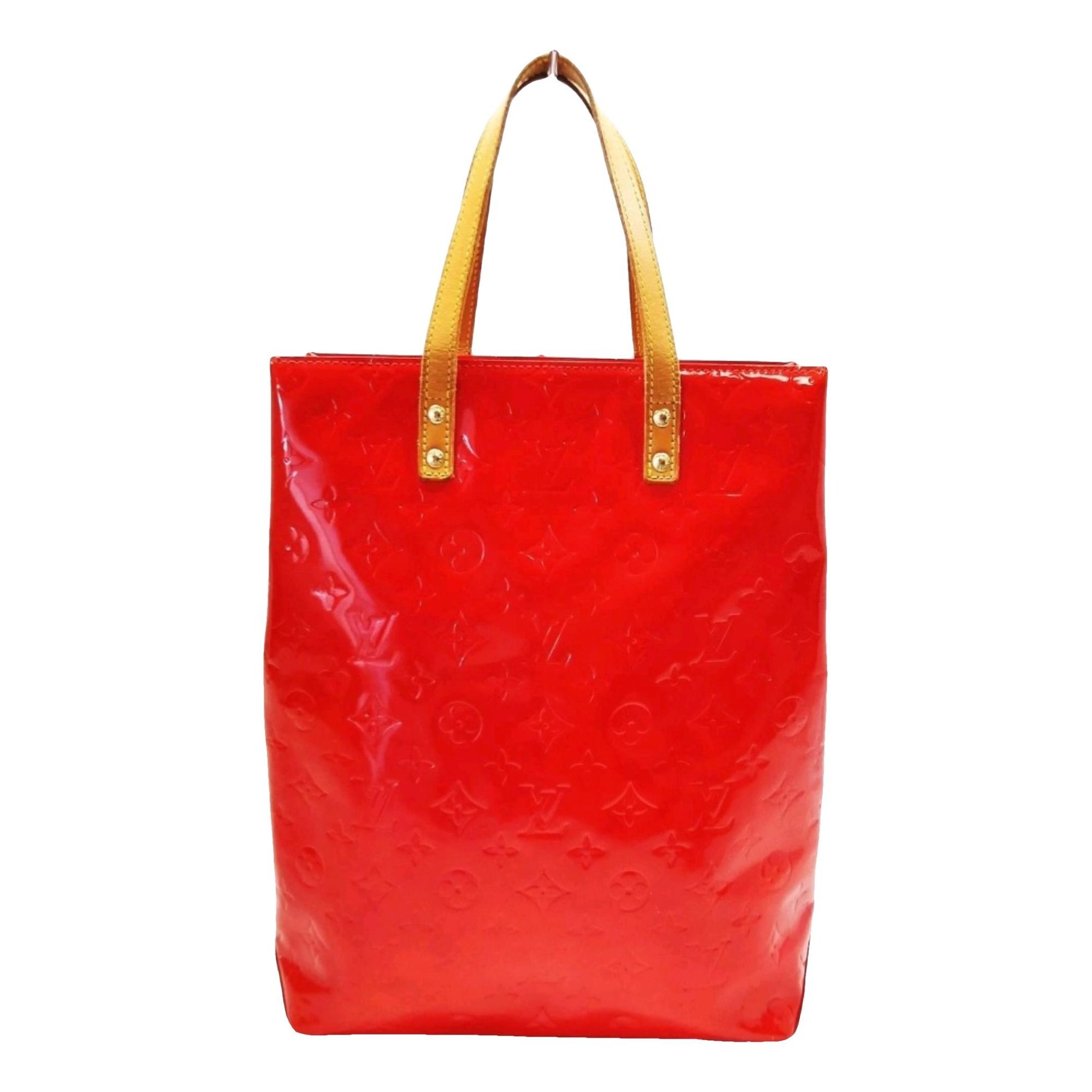 Reade patent leather handbag