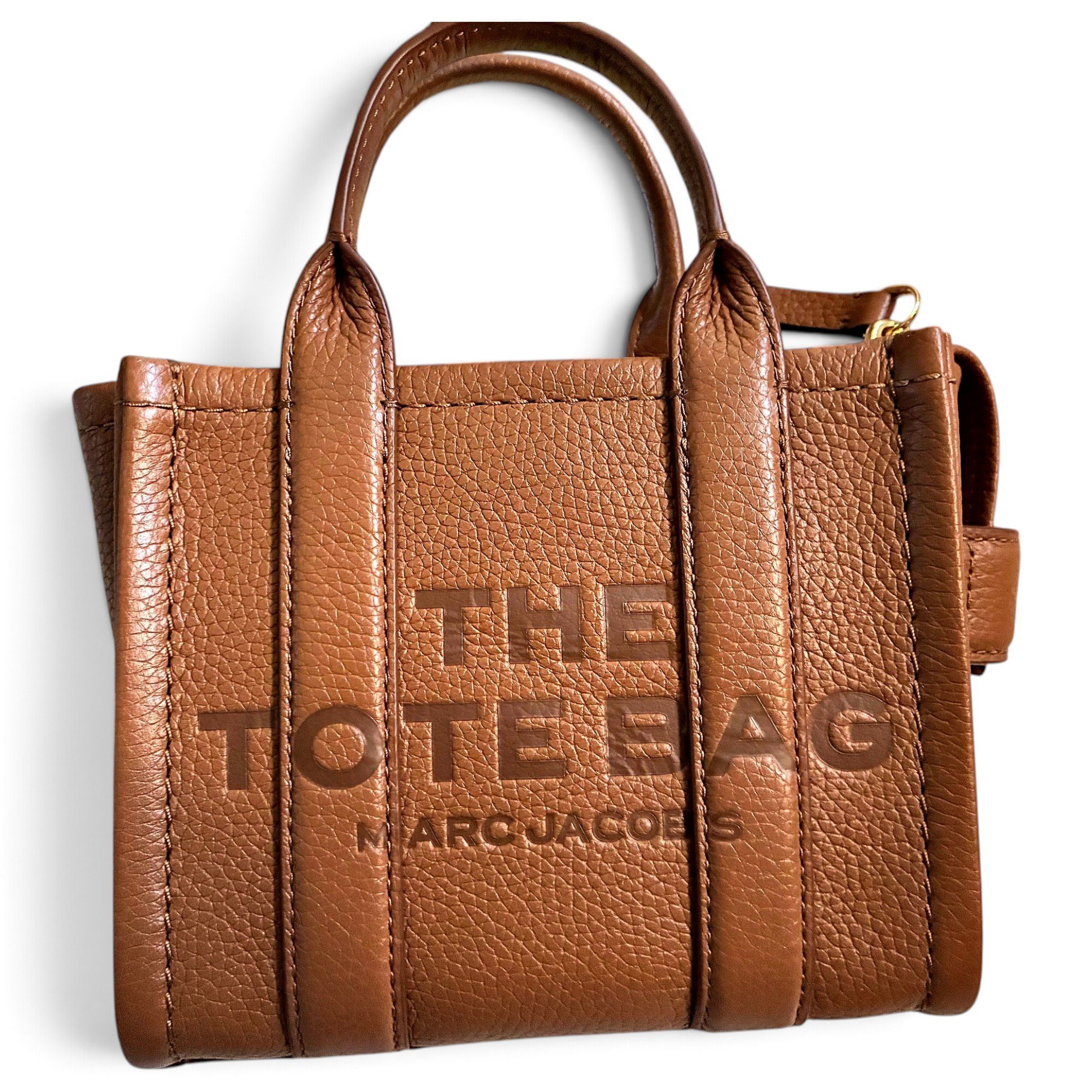 The Tag Tote leather tote