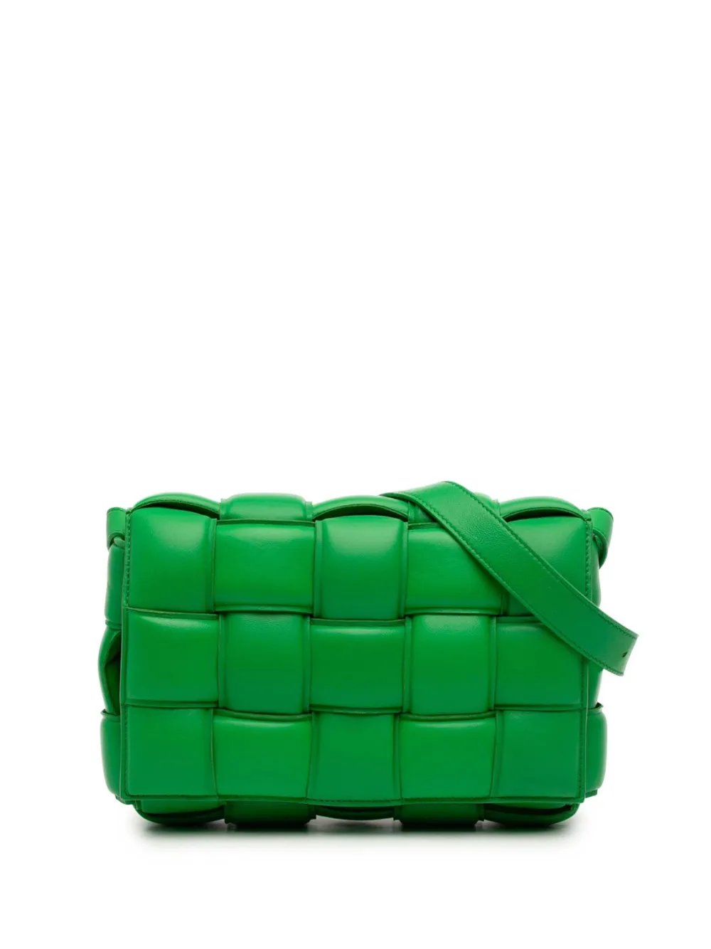2012-2026 Nappa Intrecciato Padded Cassette crossbody bag