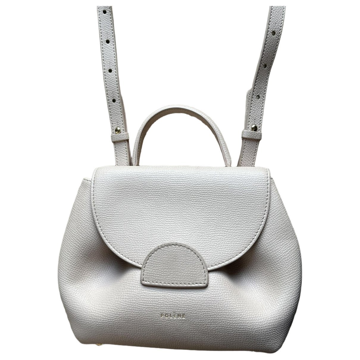 Numéro un nano leather crossbody bag