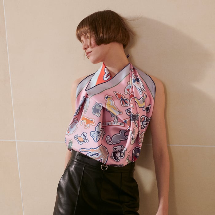 Caracteristick Double Face Scarf 90