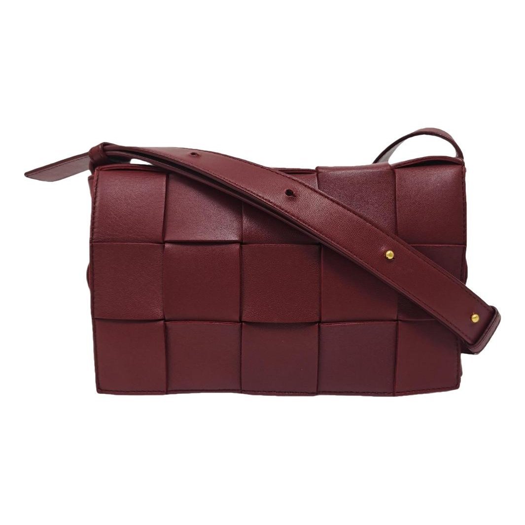 Cassette leather crossbody bag