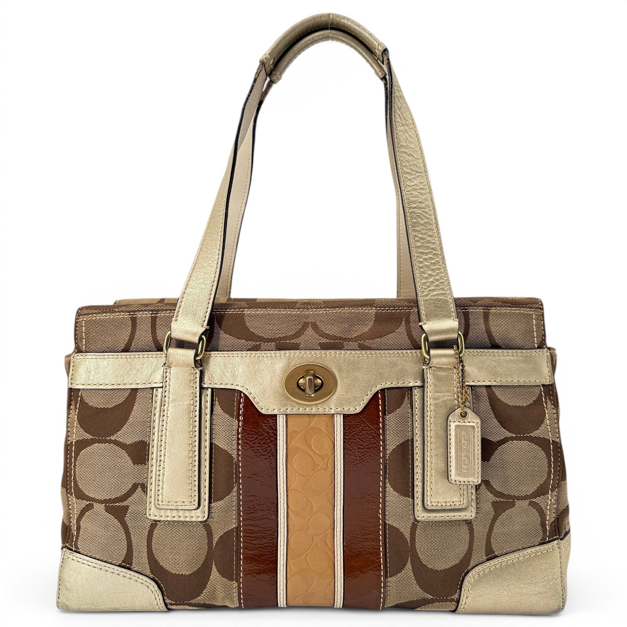Signature Sufflette cloth handbag