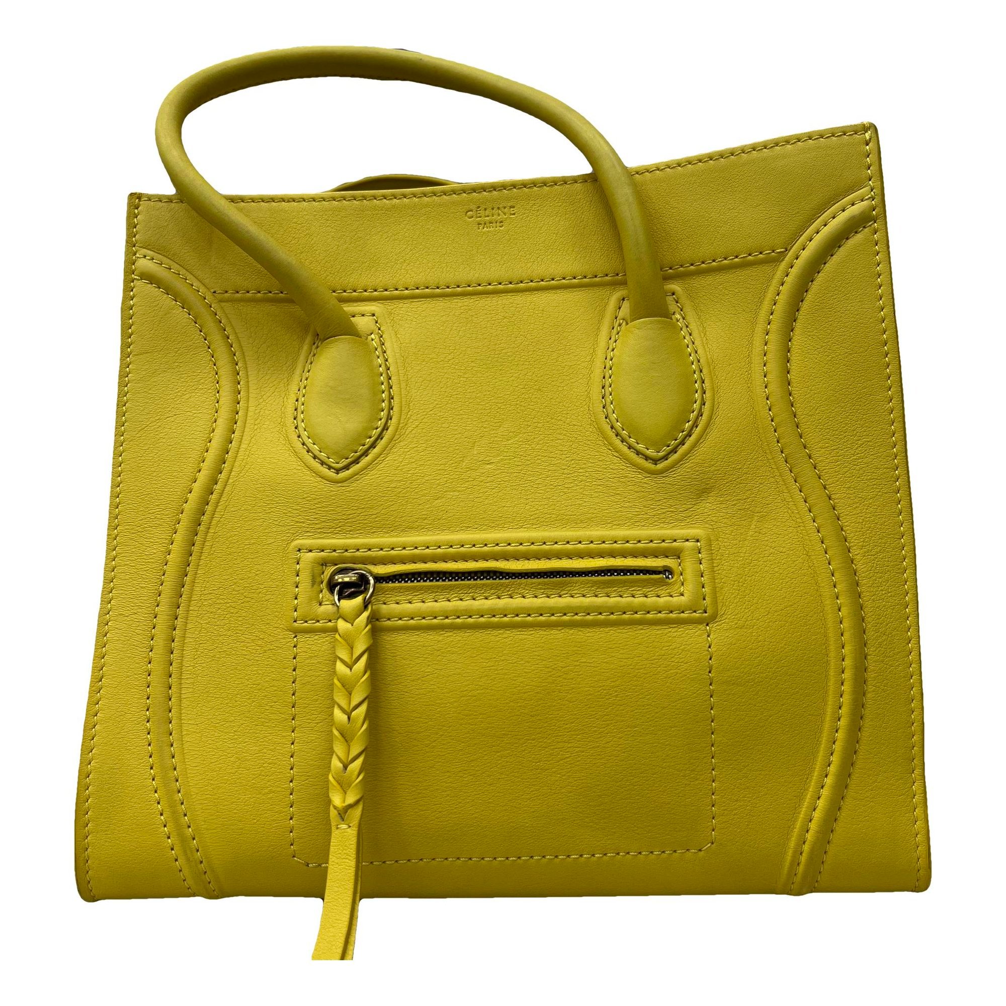Luggage leather handbag
