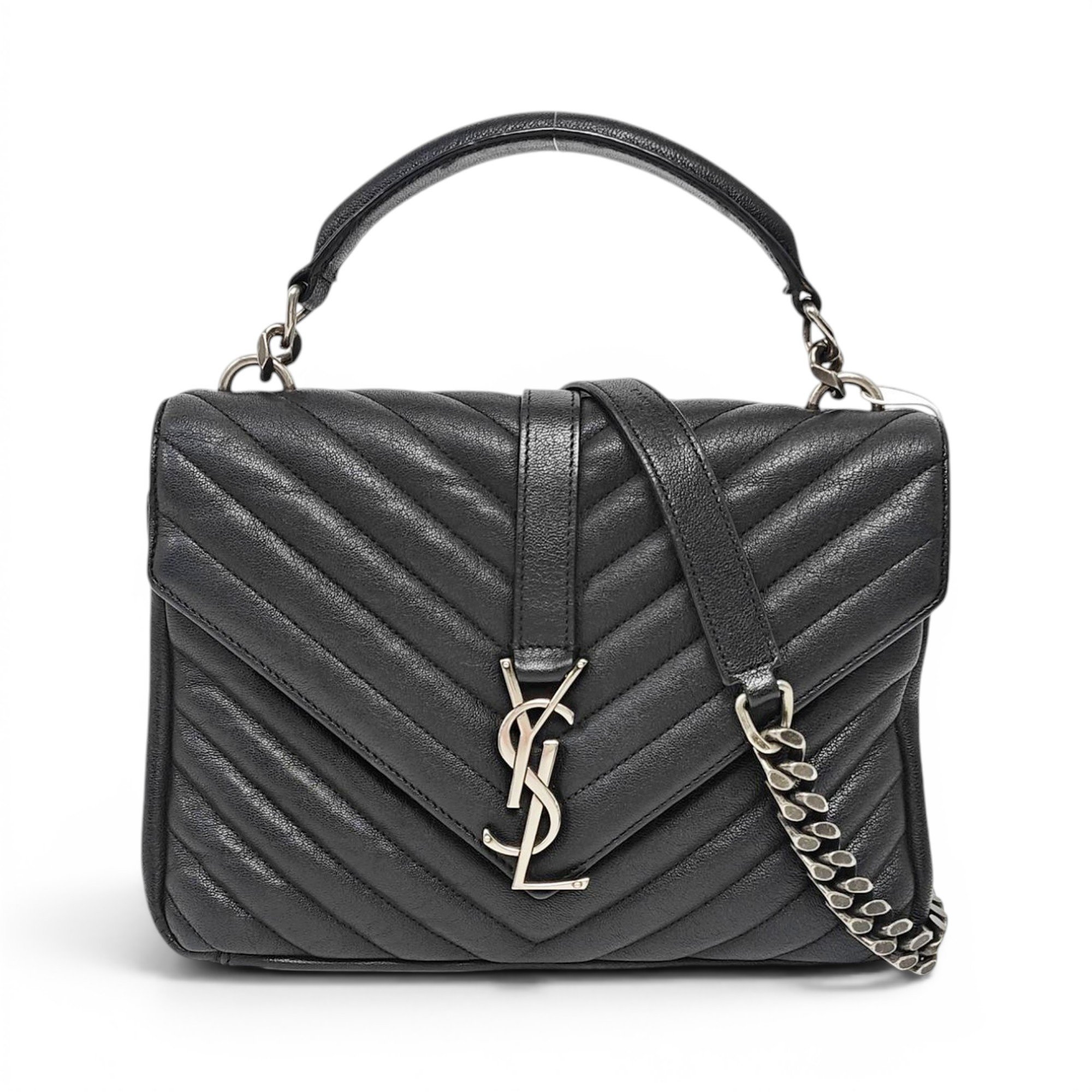 Collége monogramme leather handbag