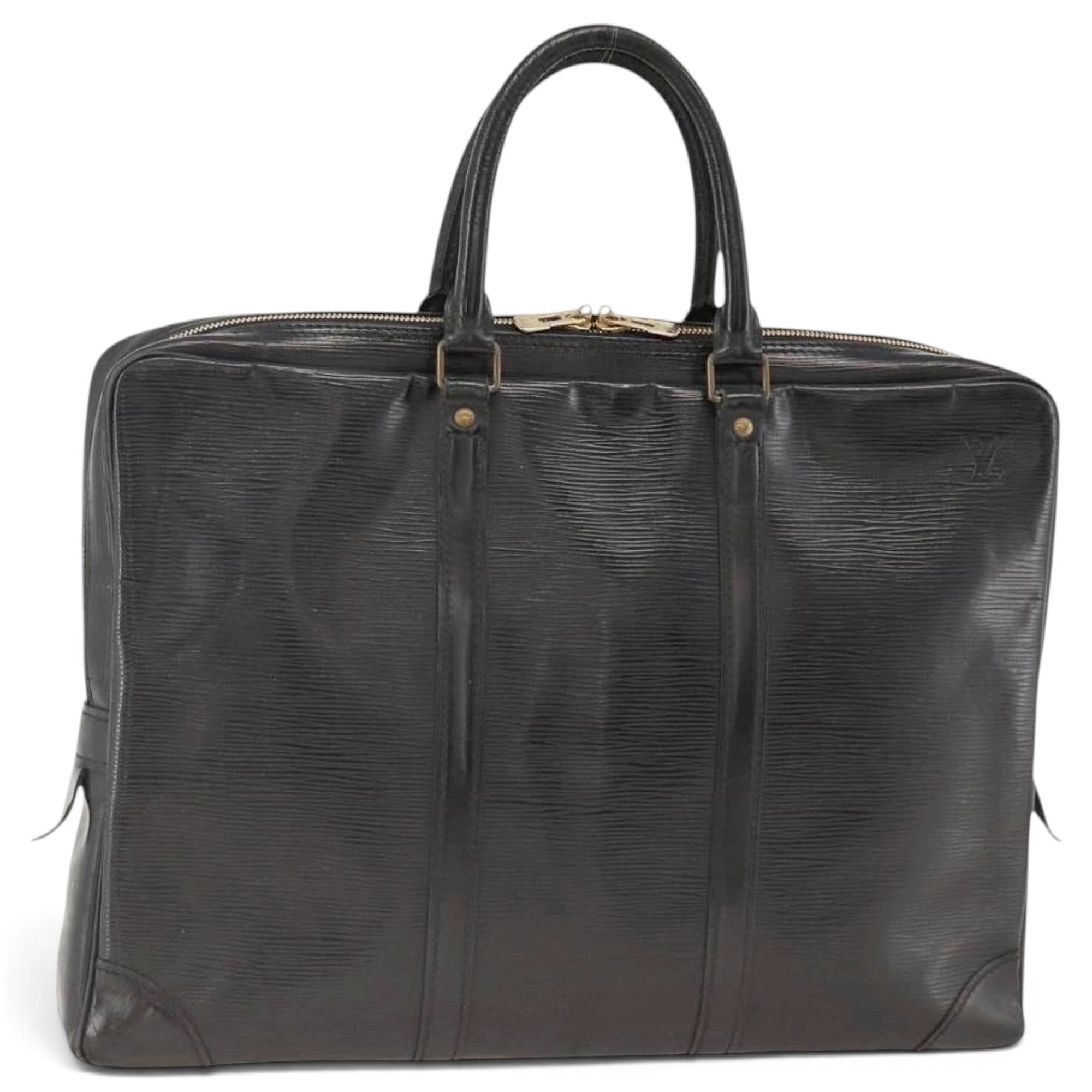 Porte Documents Voyage leather handbag