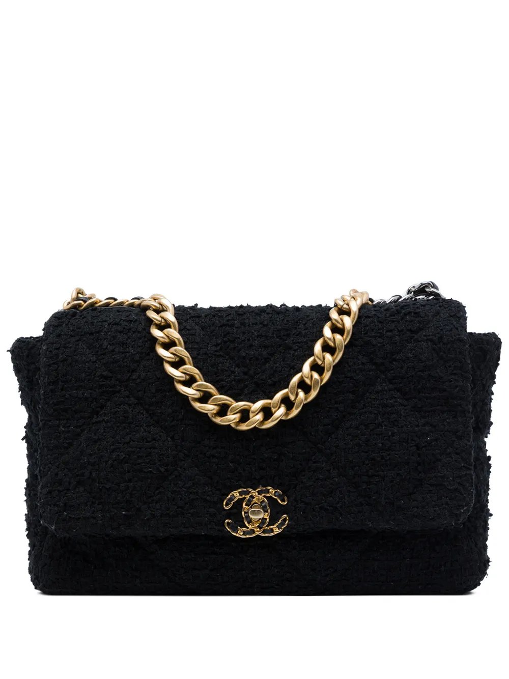 2020 Maxi Tweed 19 Flap satchel