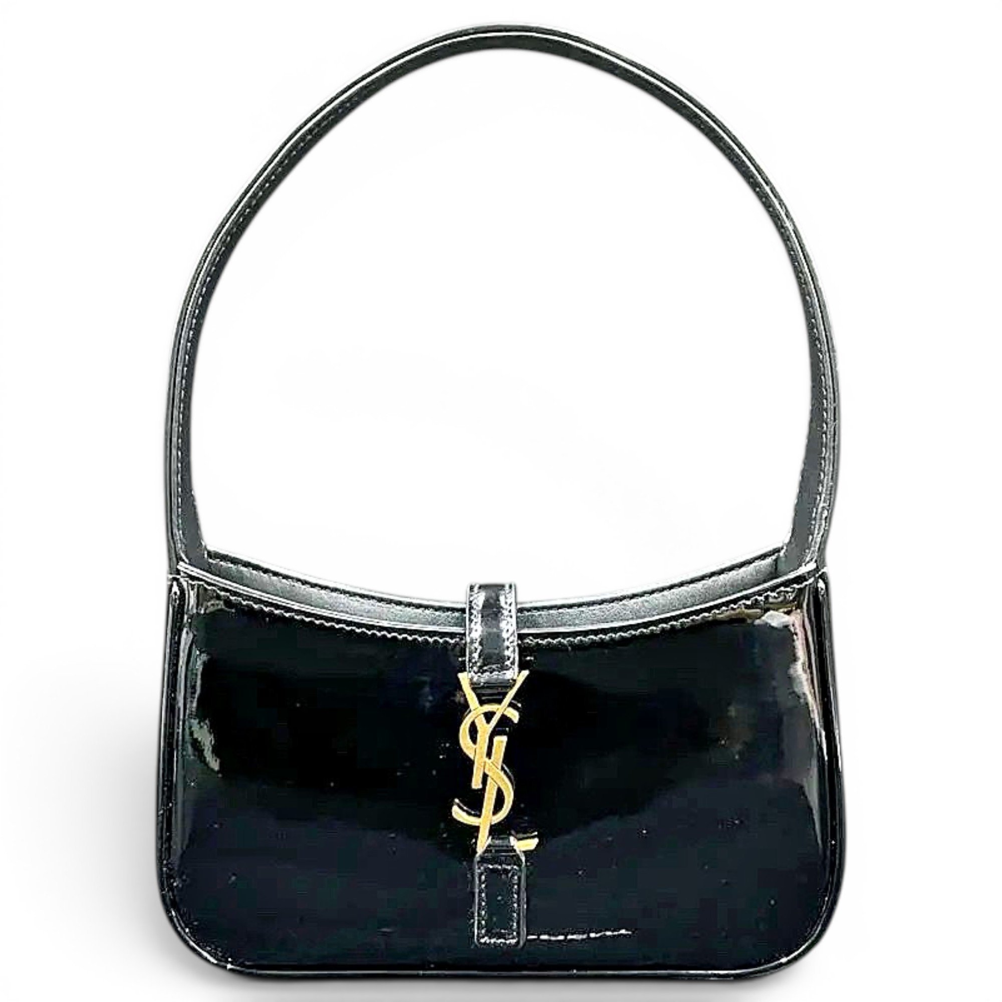 Le 5 à 7 patent leather handbag