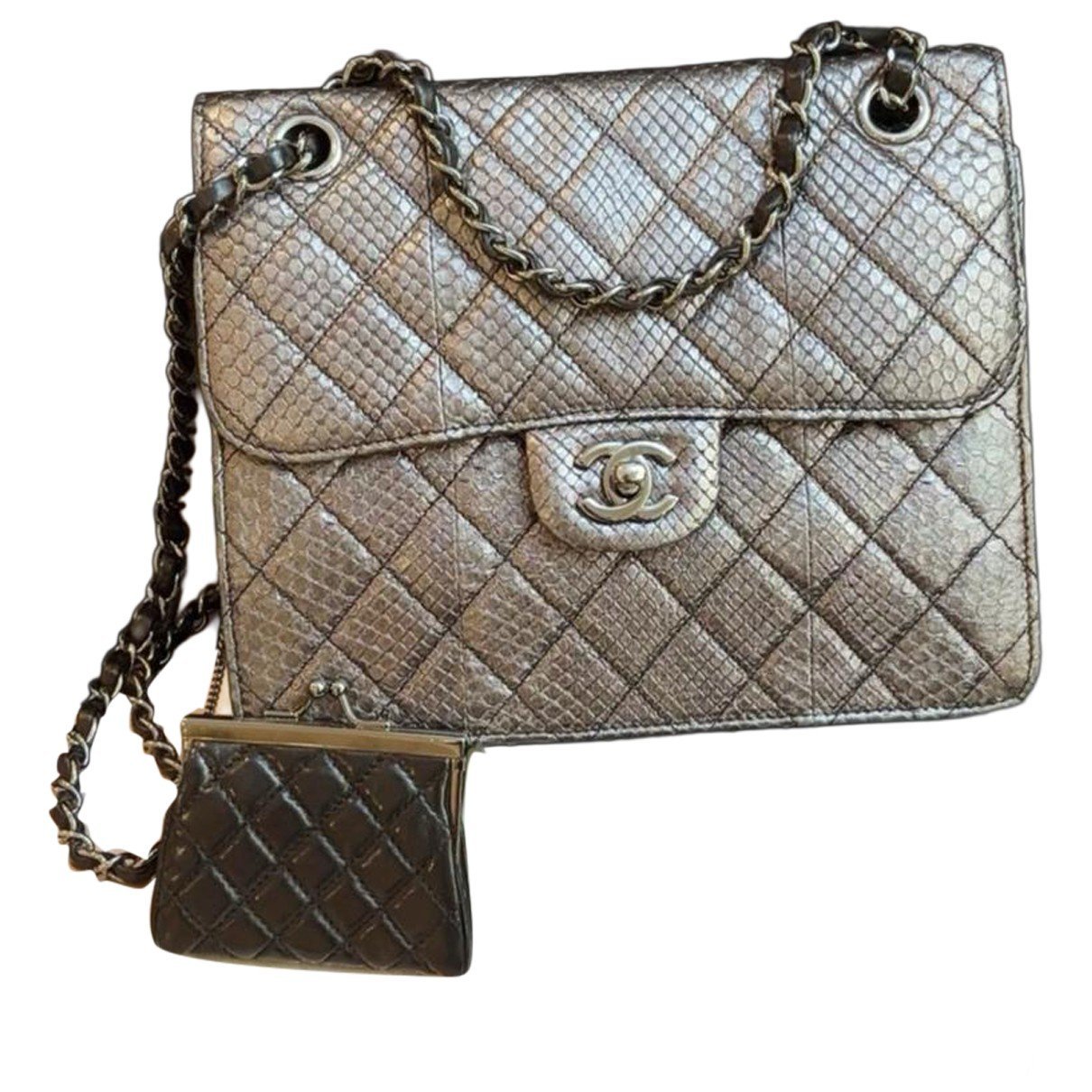 Timeless/Classique exotic leathers handbag