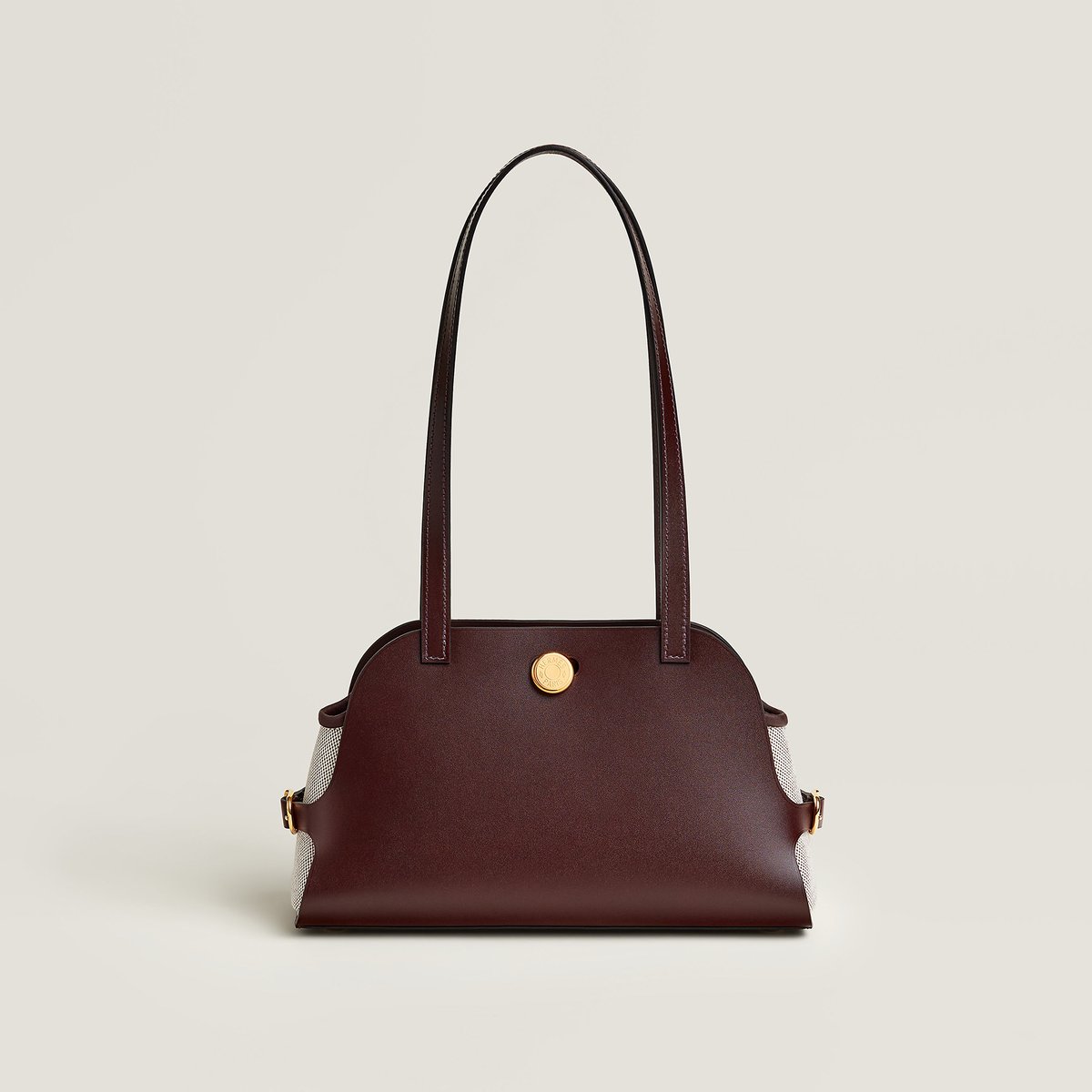愛馬仕 Tablier Sellier Rouge Sellier, Écru, Terre
