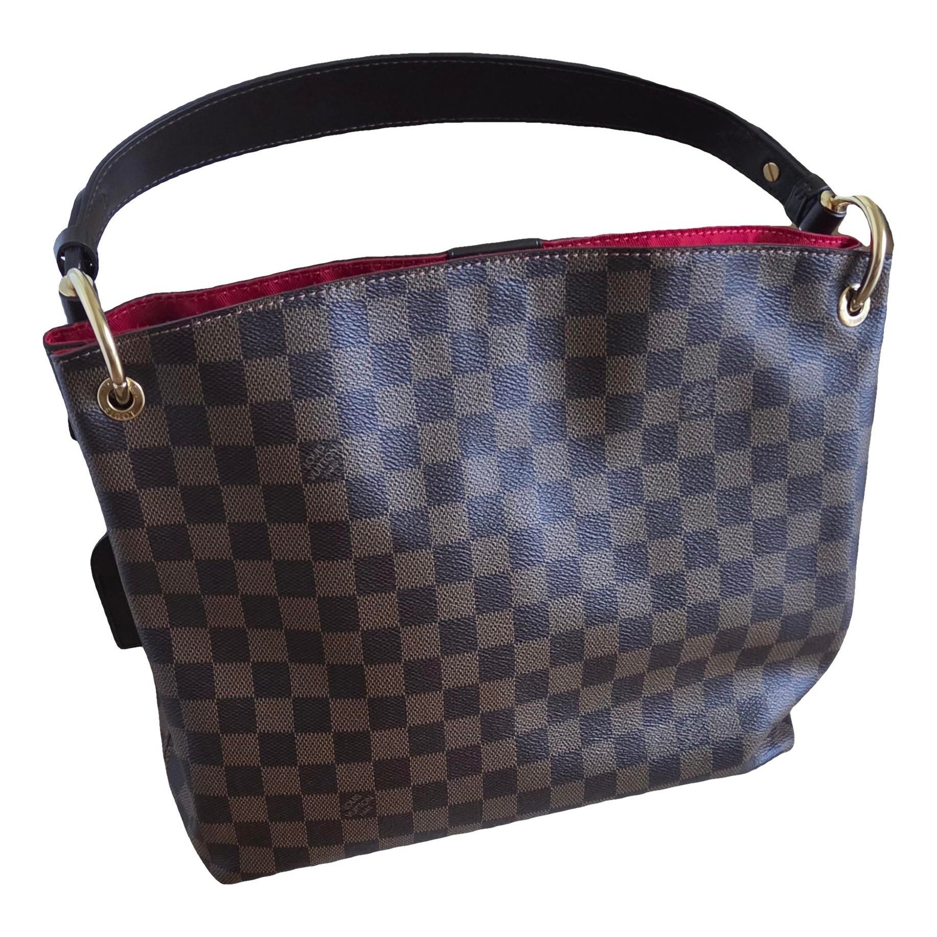 Graceful leather handbag