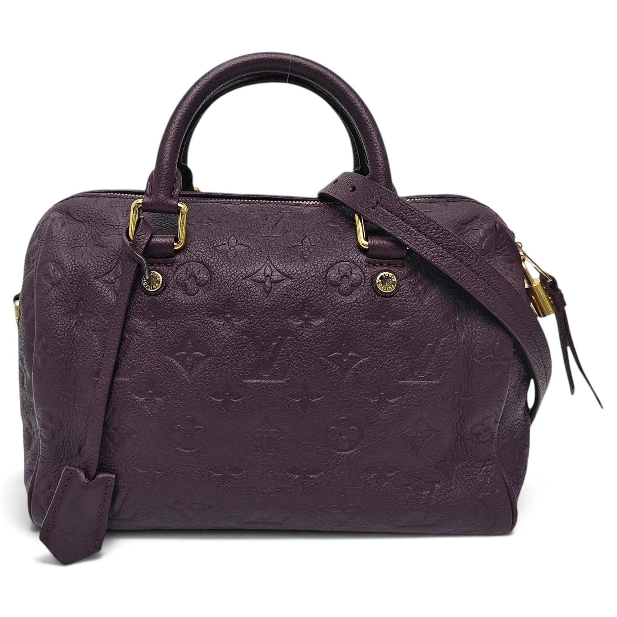 Nano Speedy / Mini HL leather handbag