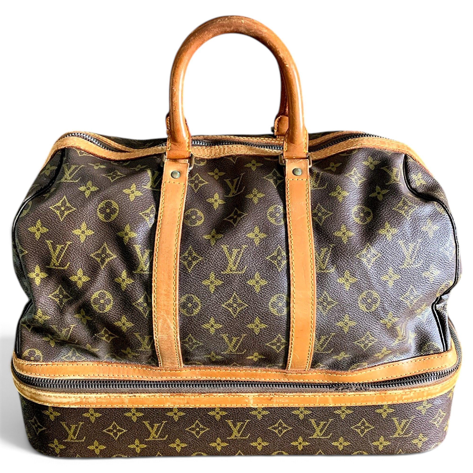 Patent leather handbag