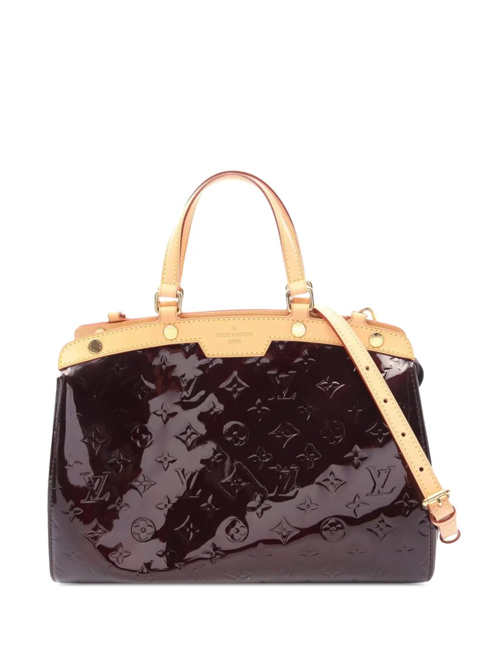 2013 Monogram Vernis Brea MM satchel