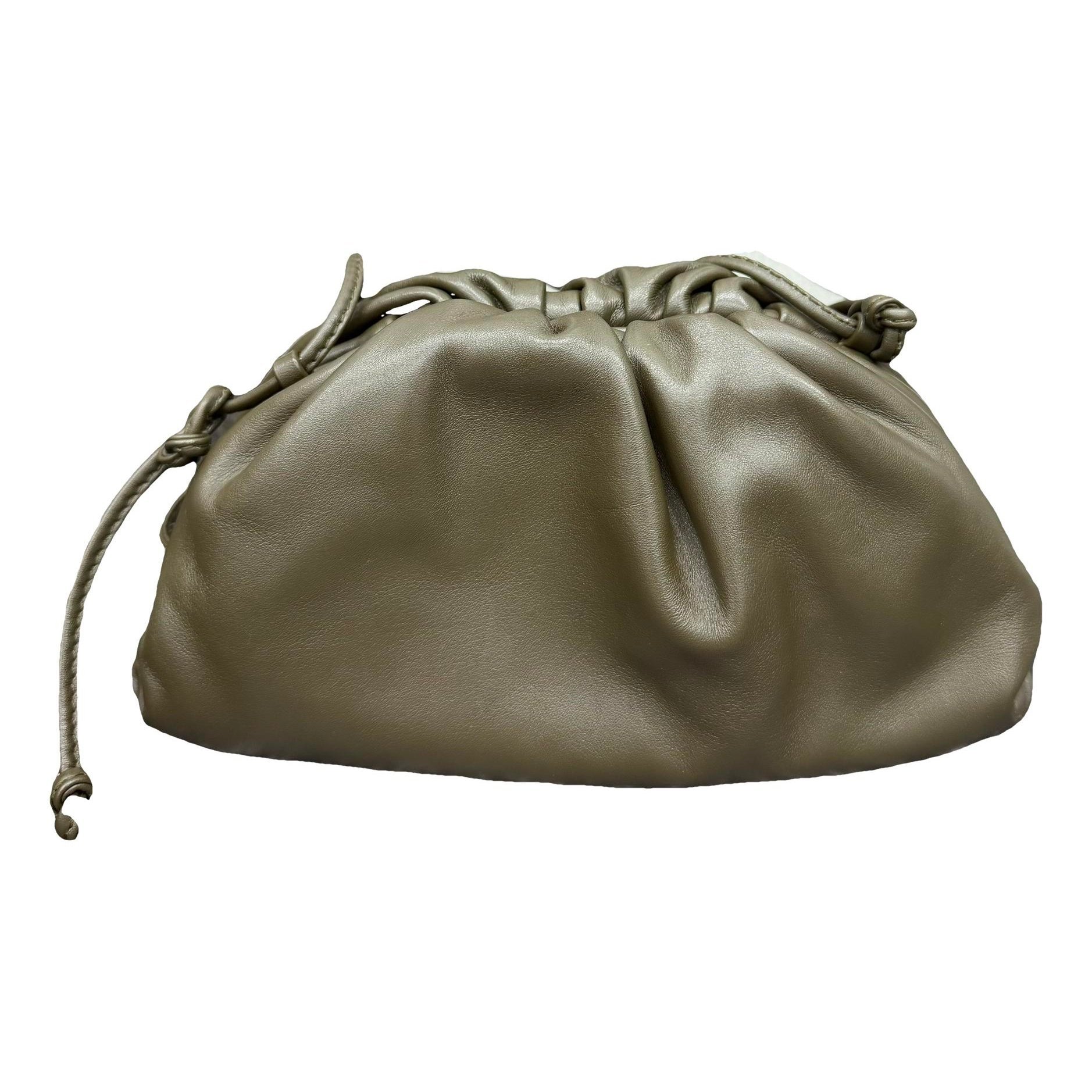 Pouch leather handbag