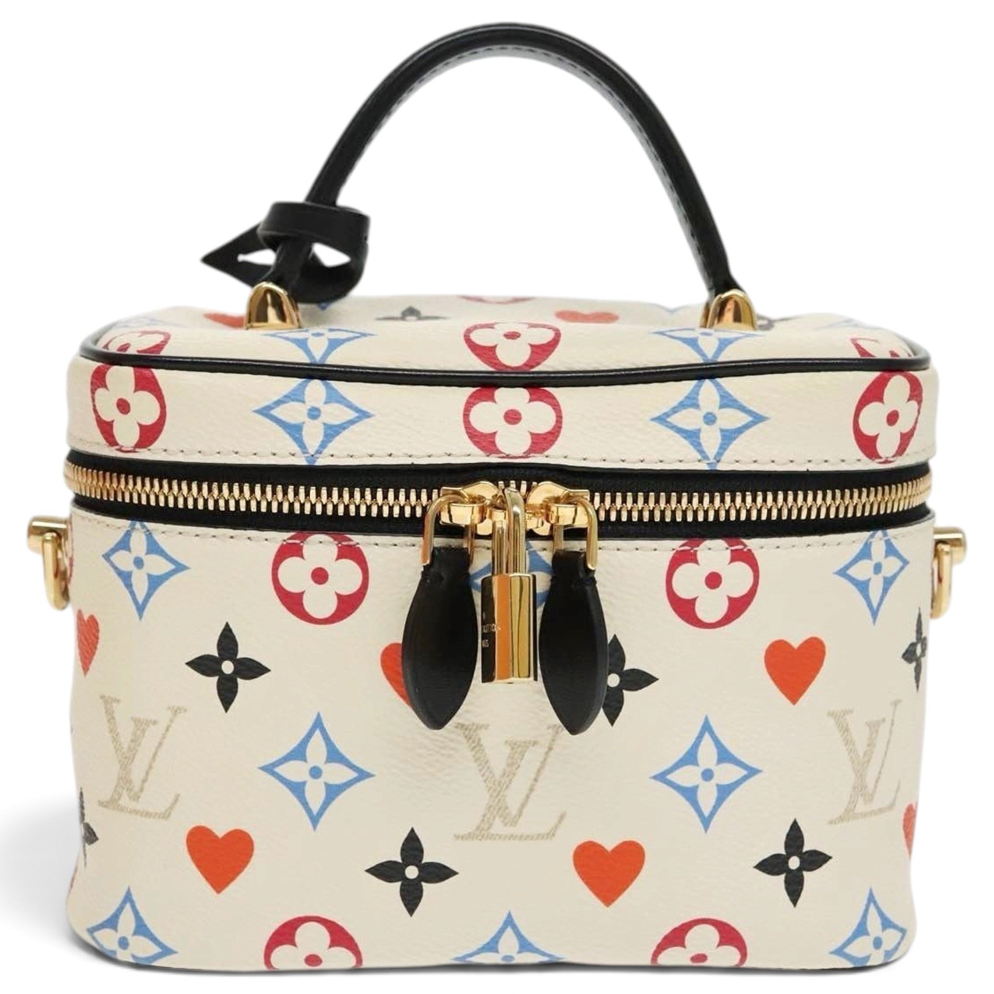Vanity leather handbag