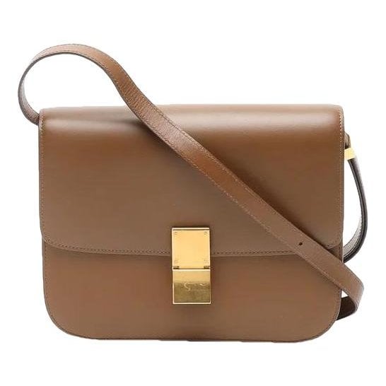 Classic leather handbag