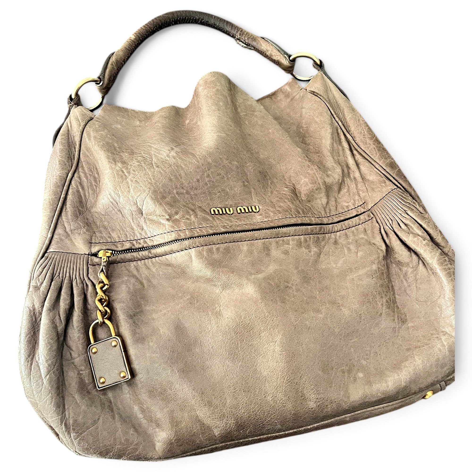 Vitello leather handbag
