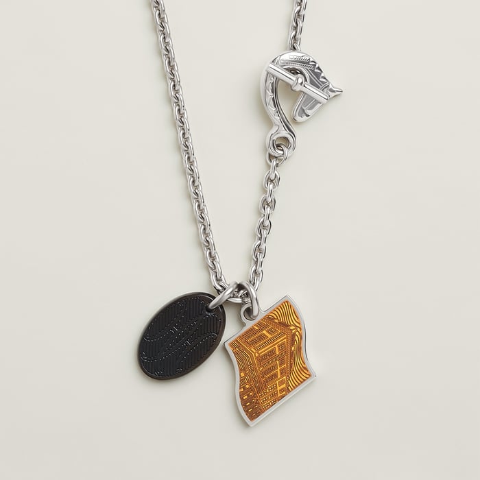 Orange Pulpe Transparent Parade Necklace