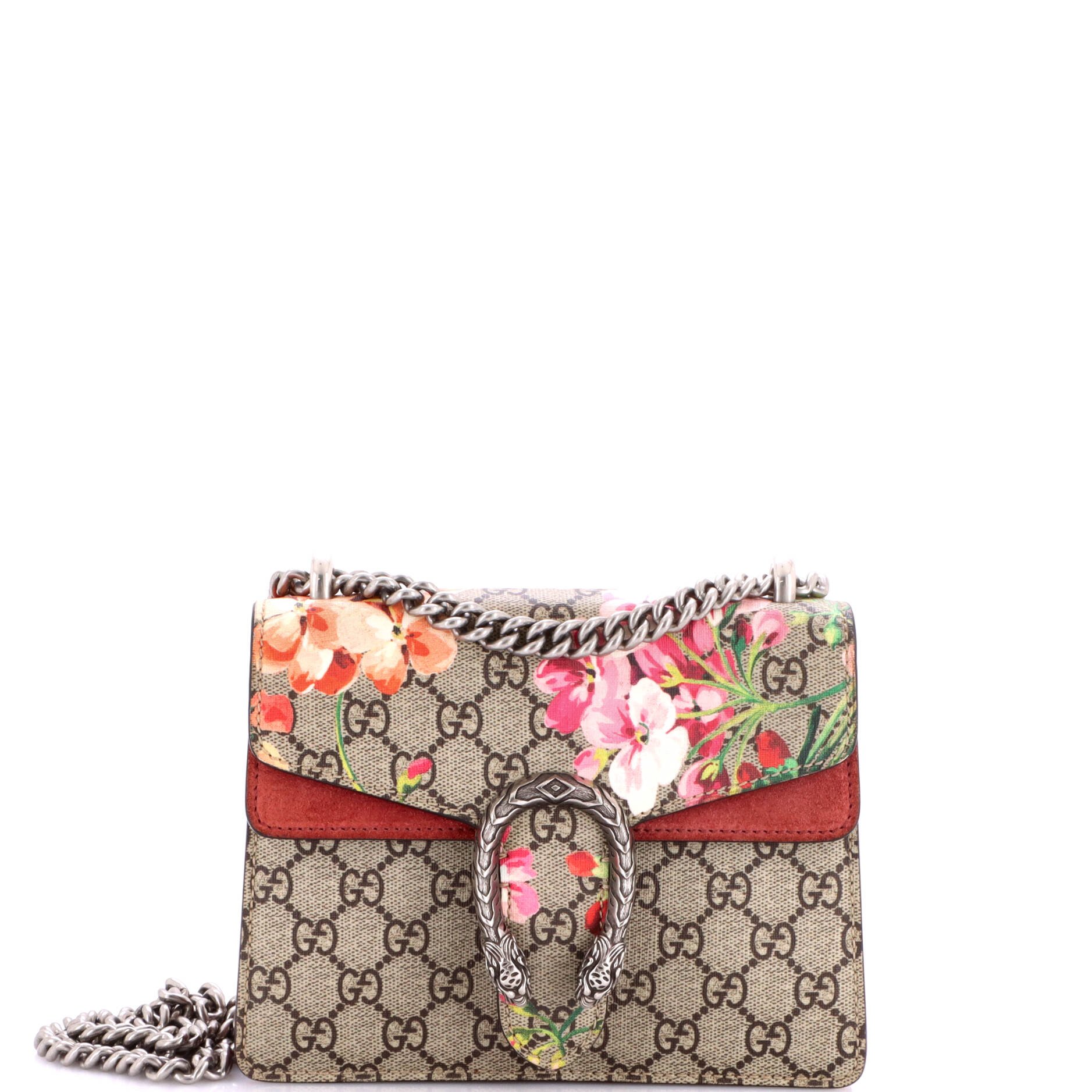 Dionysus Bag Blooms Print GG Coated Canvas Mini