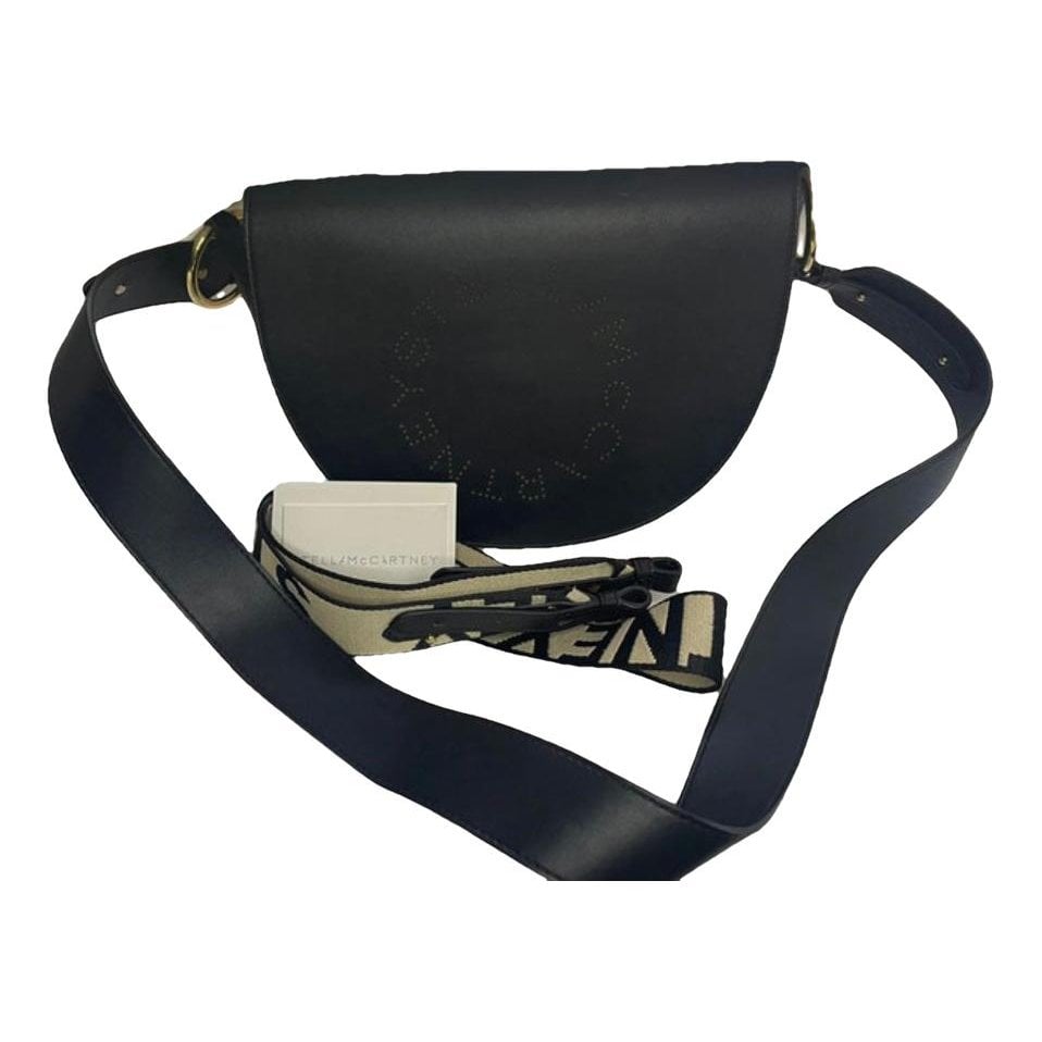 Logo vegan leather handbag