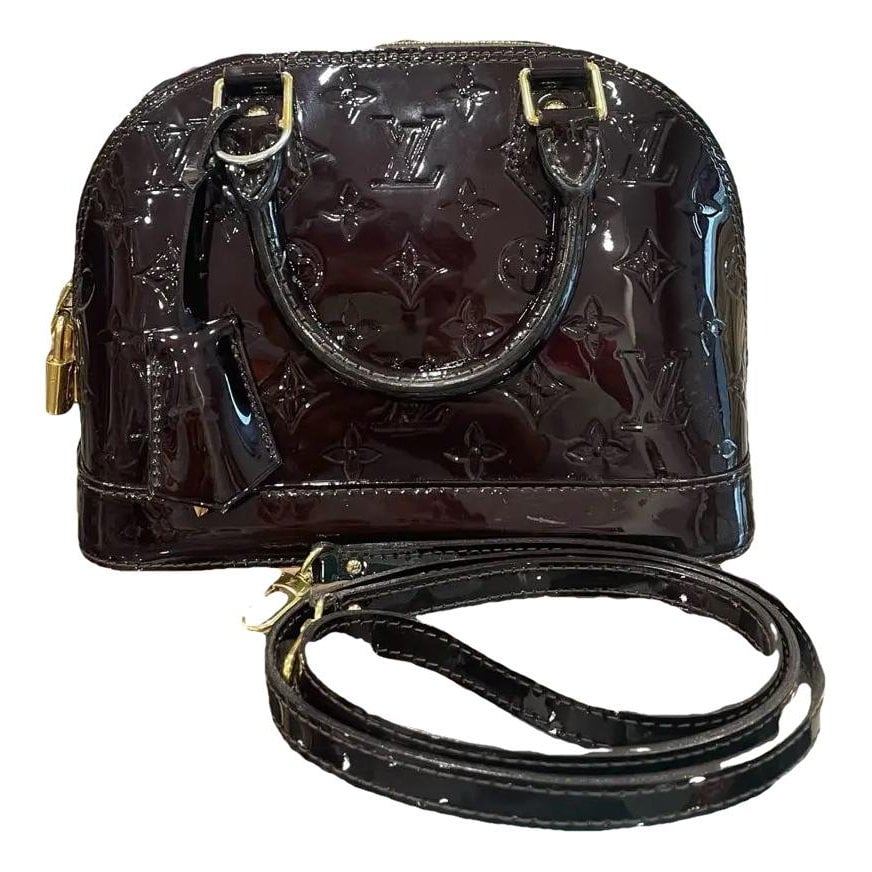 Louis Vuitton Alma BB patent leather crossbody bag