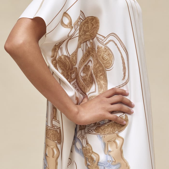 Blanc Nacre "Brides De Gala" Caftan