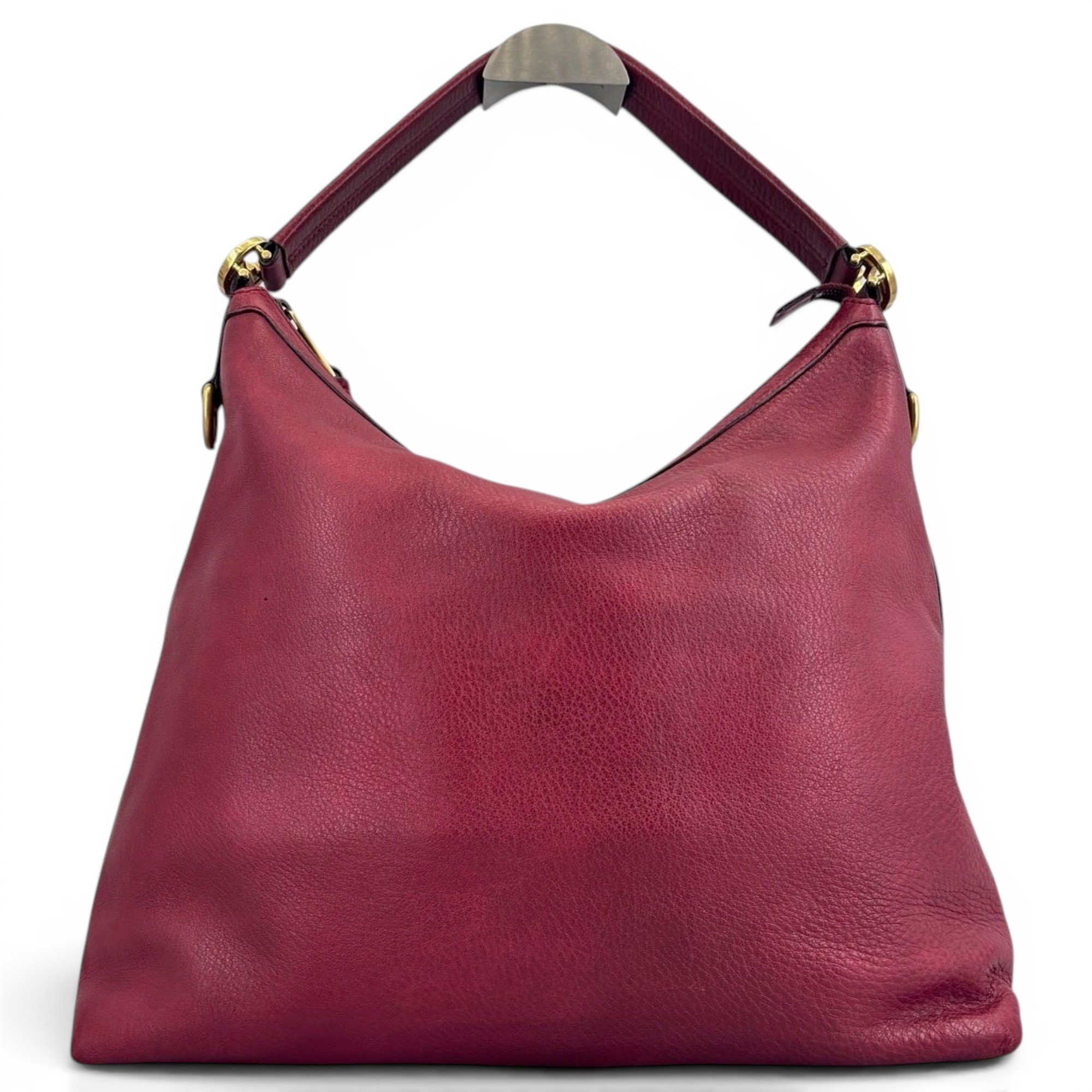 Hobo leather handbag
