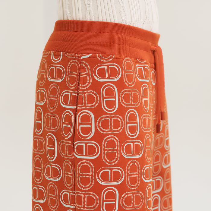 Orange Corail "Chaine d'Ancre" Pants