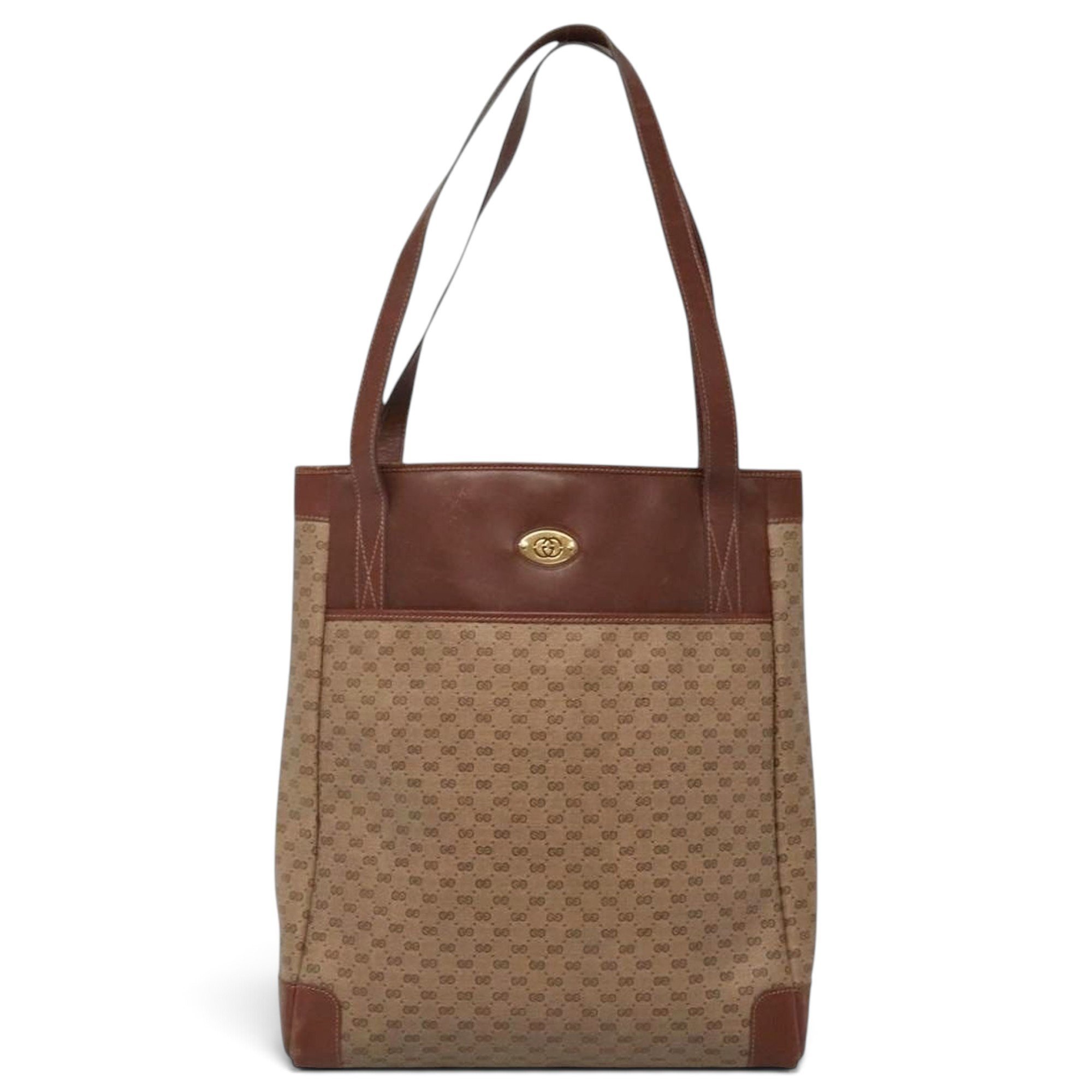 Leather tote