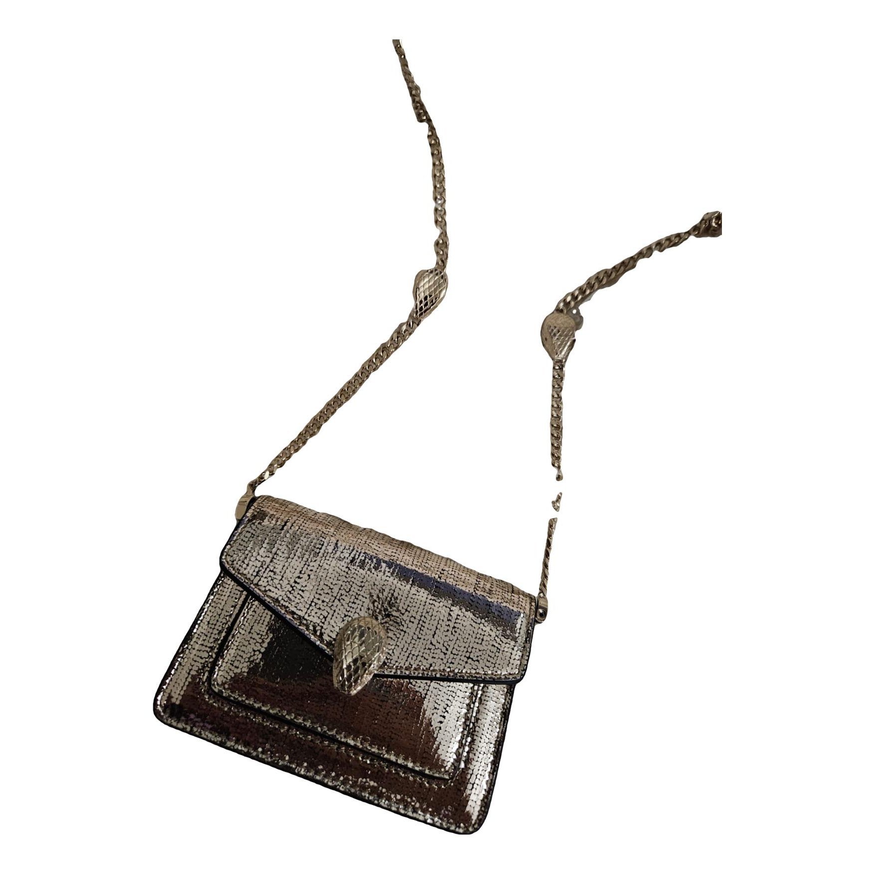 Bvlgari Serpenti leather clutch bag