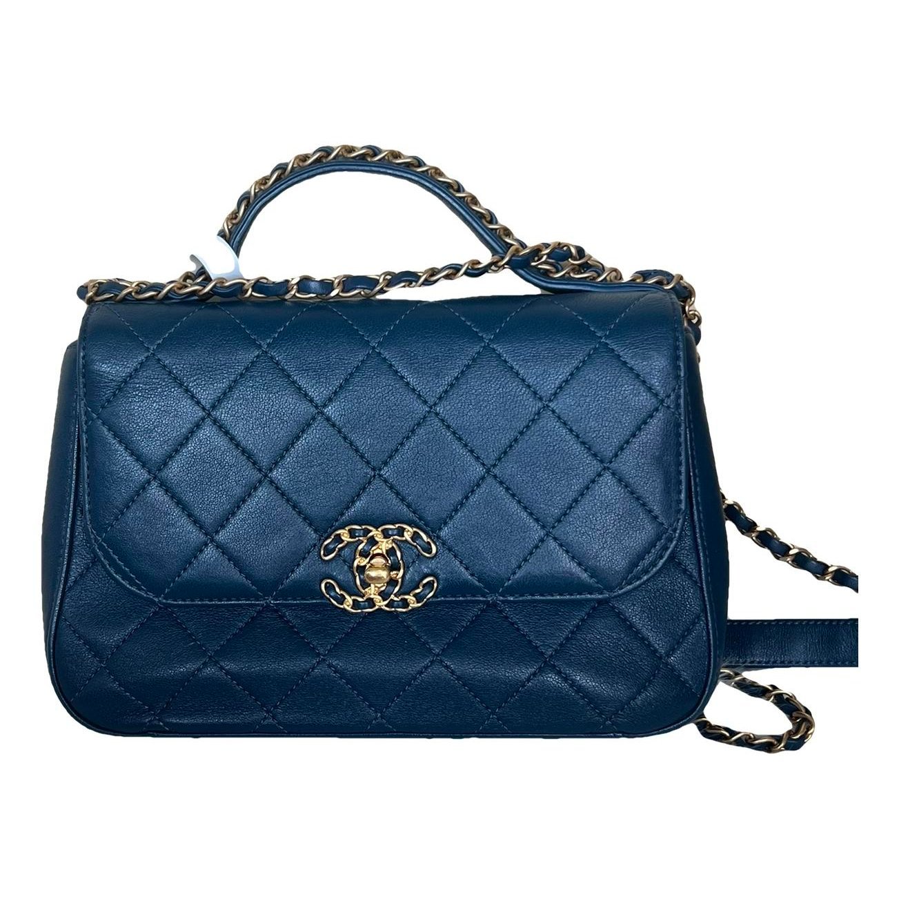 Chain Infinity leather handbag