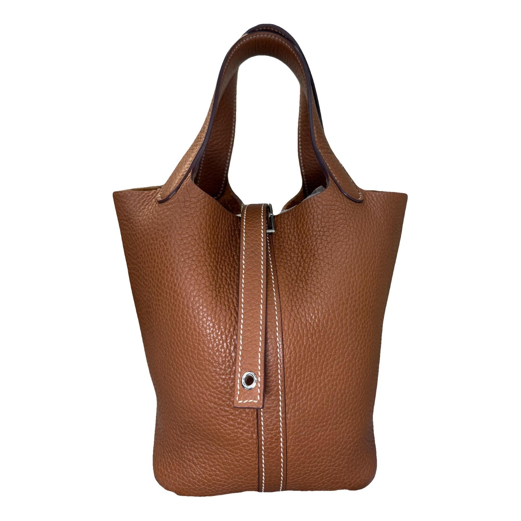 Picotin leather handbag