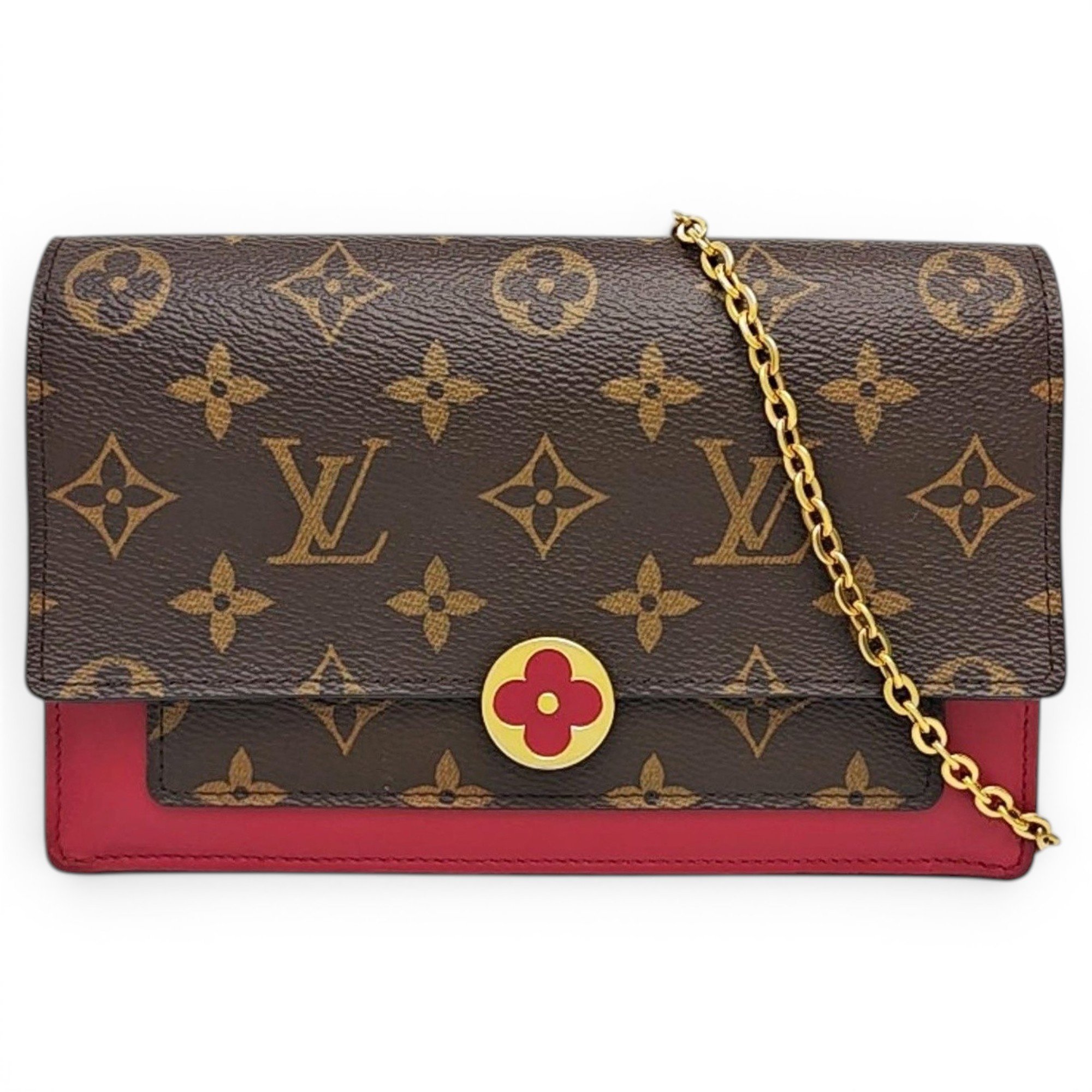 Chaîne Flore leather handbag