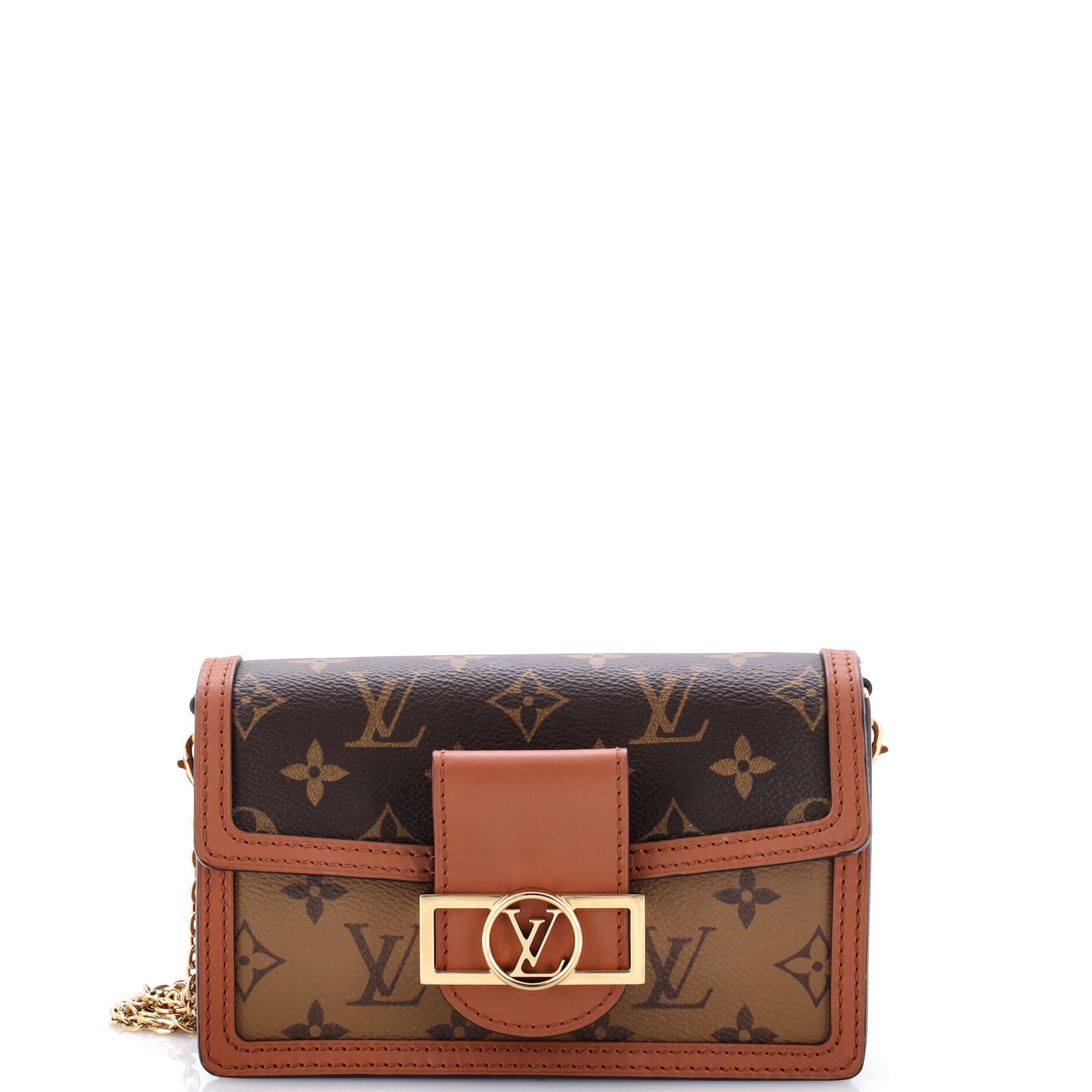 Dauphine Chain Wallet Reverse Monogram Canvas