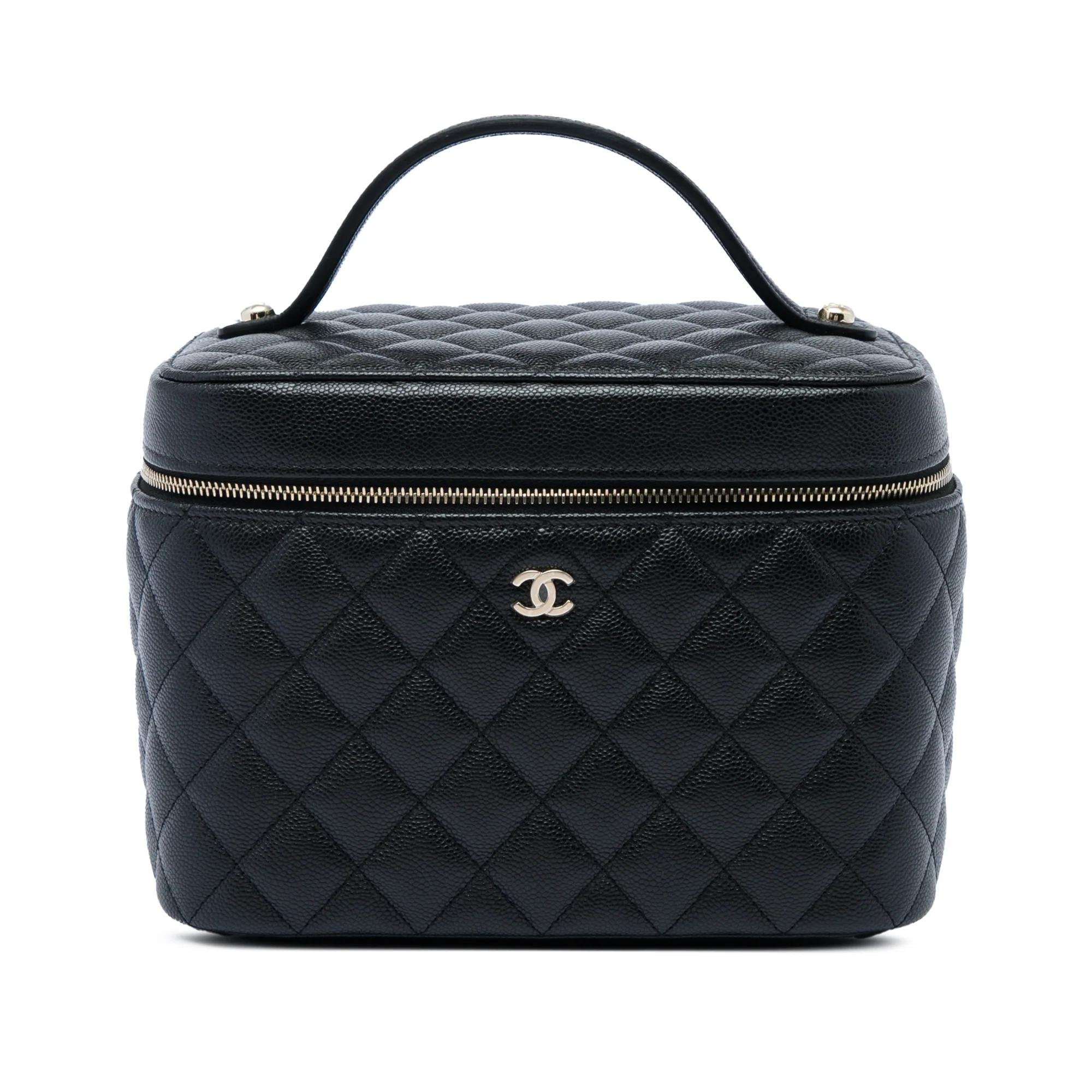 Leather vanity case