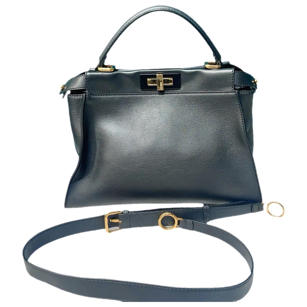 Peekaboo leather handbag
