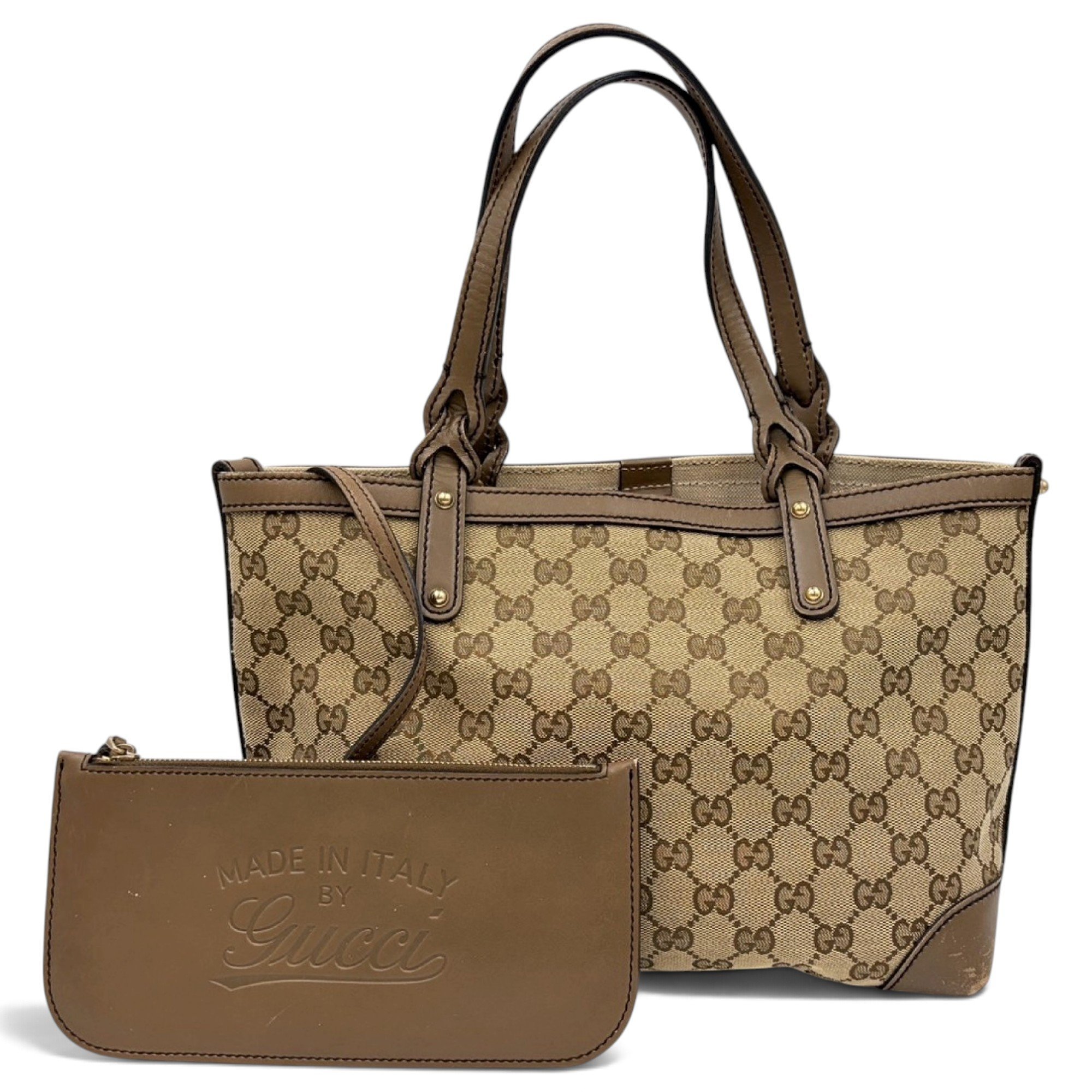 Abbey leather tote
