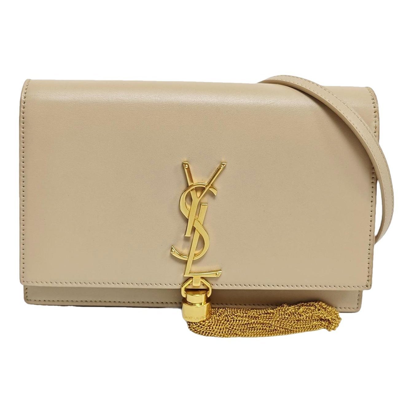 Pompom Kate leather crossbody bag