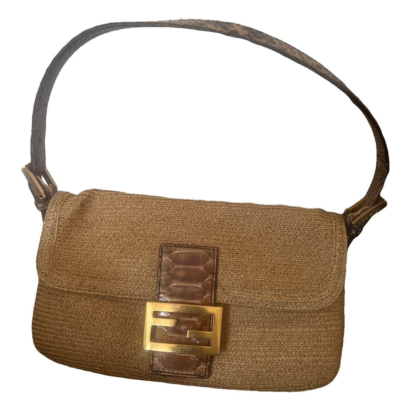Baguette leather handbag