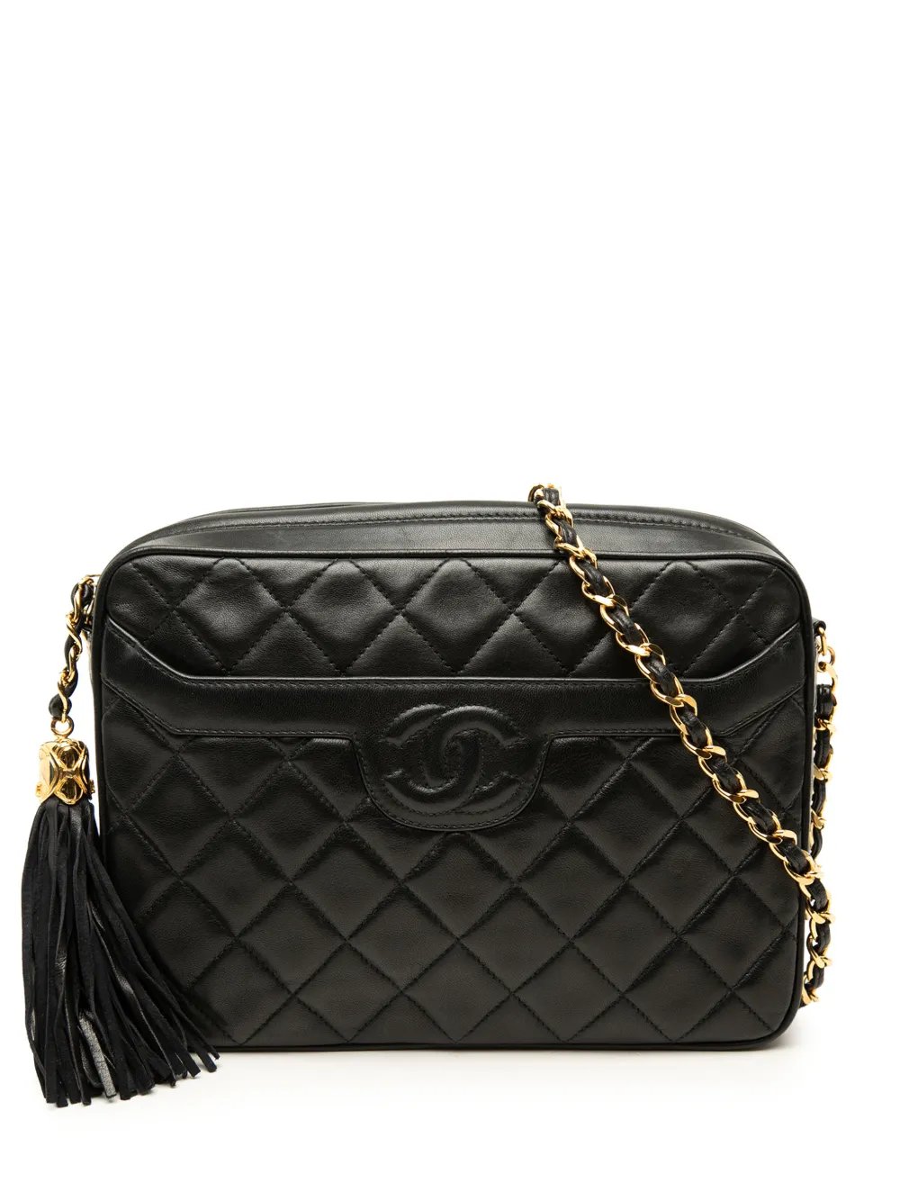 1991-1994 CC Quilted Lambskin Tassel Camera Bag crossbody bag