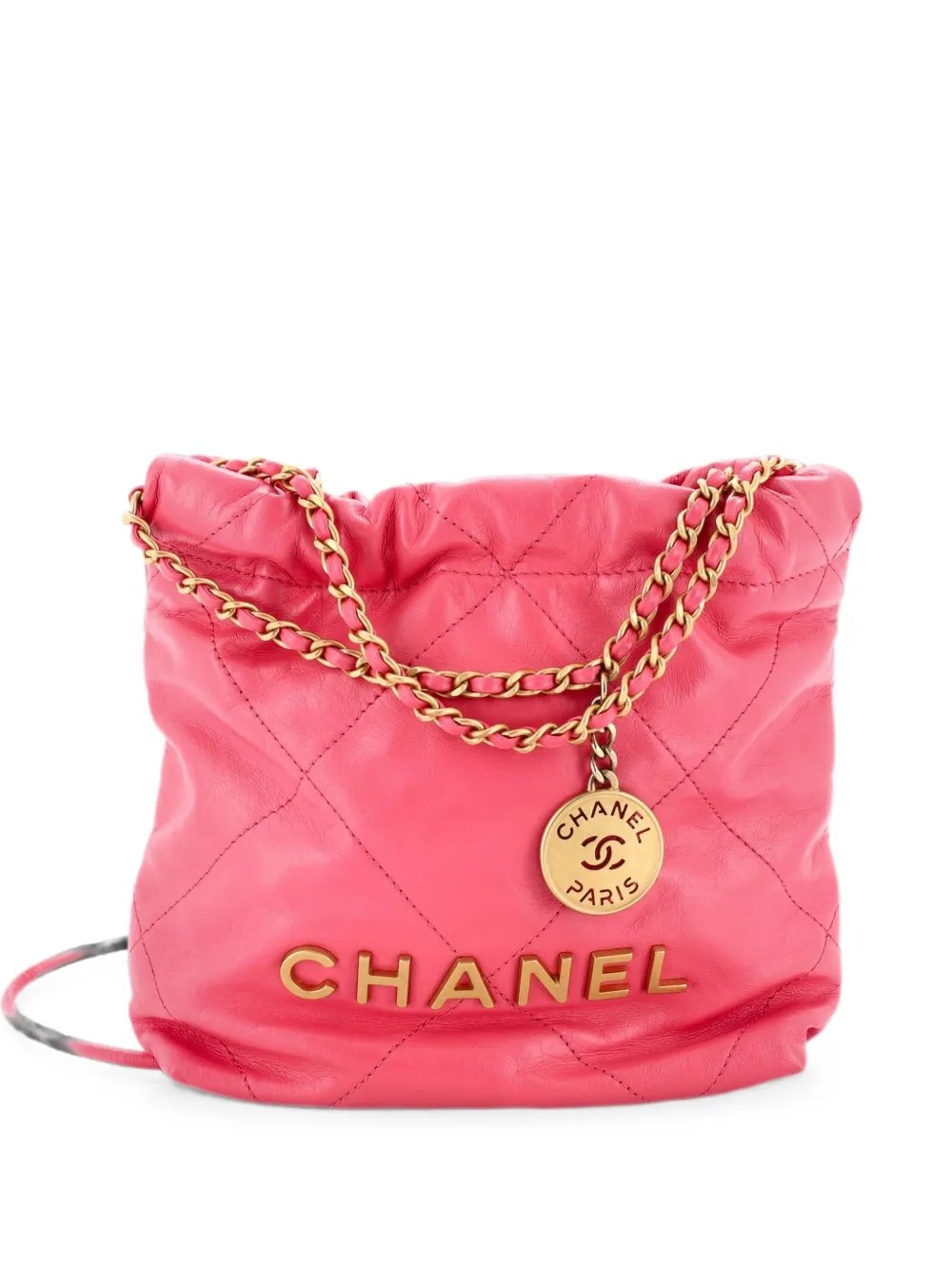 22 Chain Hobo Quilted Calfskin Mini crossbody bag