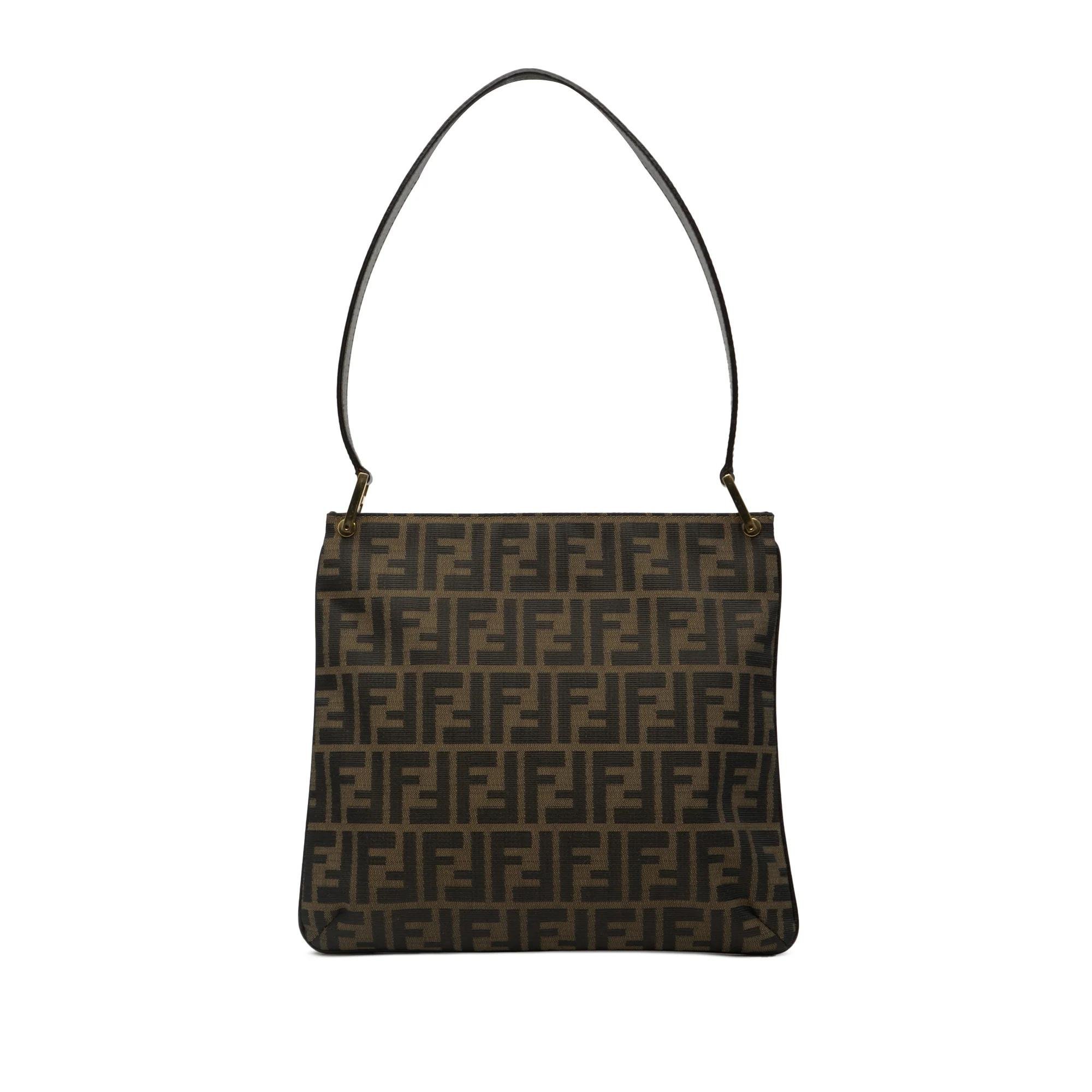 Pocket leather handbag